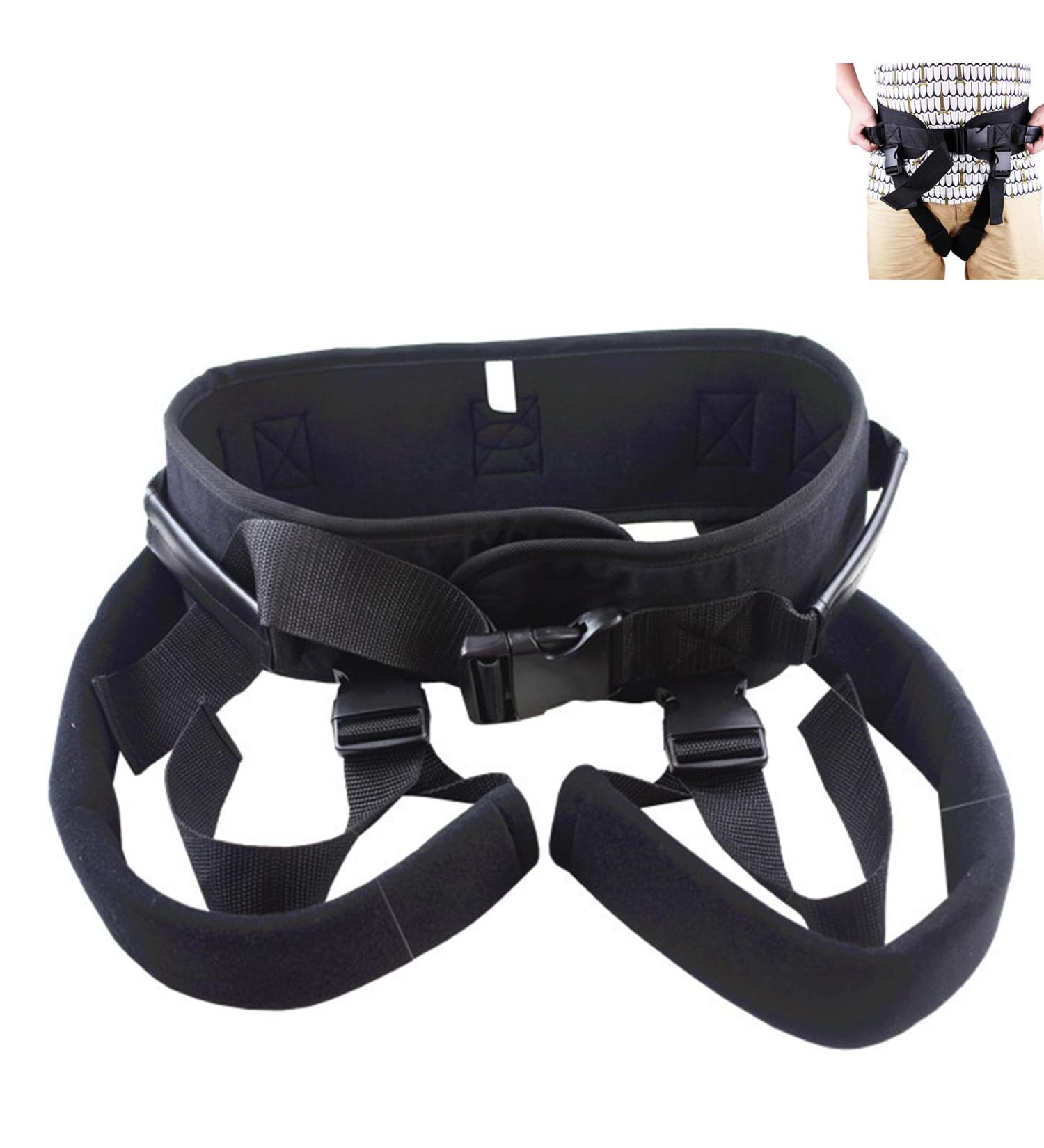 ZXJDP Gang Belt with 7 Handles | Senior Lifting & Walking Aid with One-Click Buckle | Non-Slip Transfer Straps for Elderly & Handicap Support - Buy Online on GoSupps.com