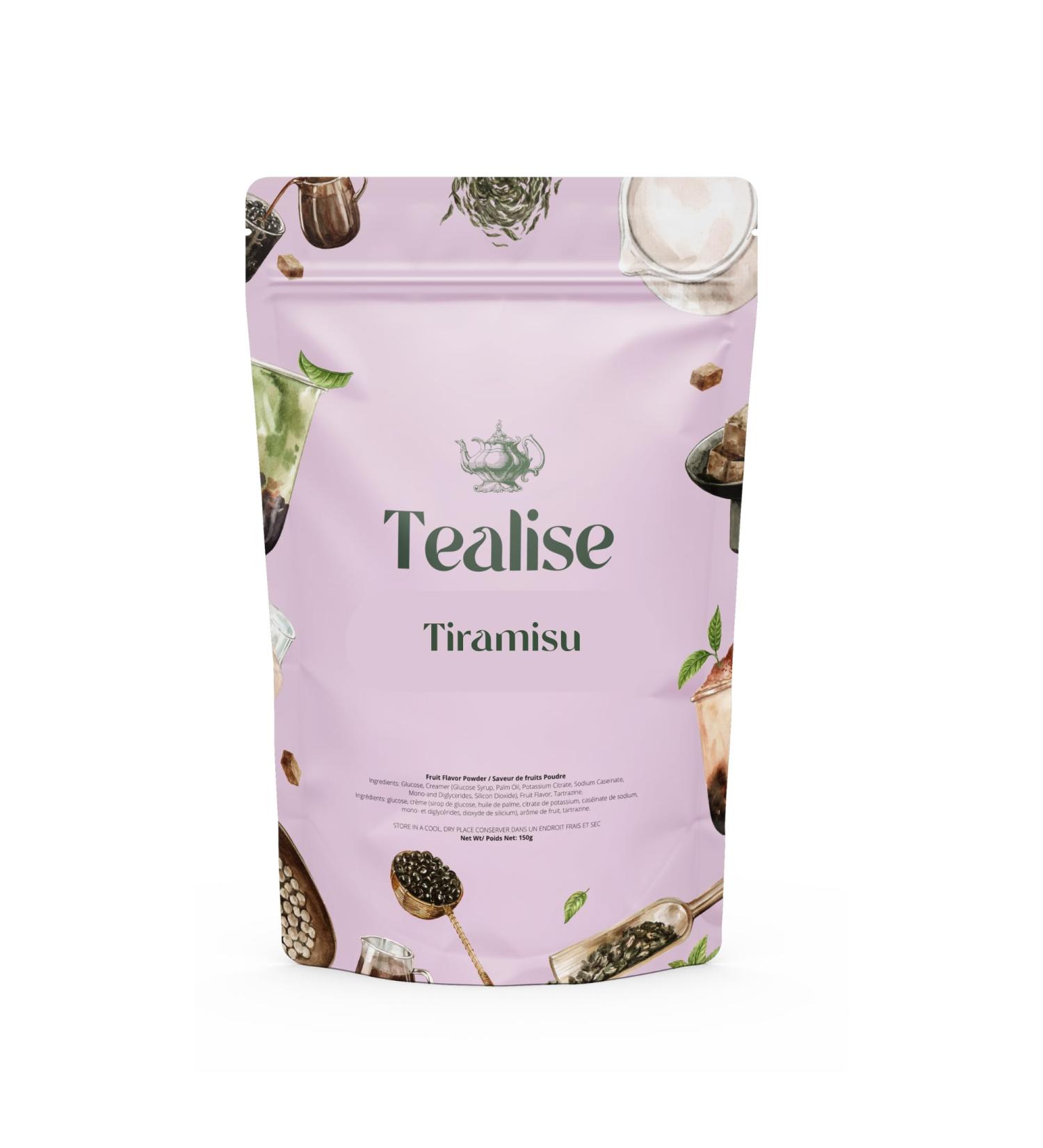 Tealise Premium Bubble Milk Tea Mix 150g 6 servings (Tiramisu)