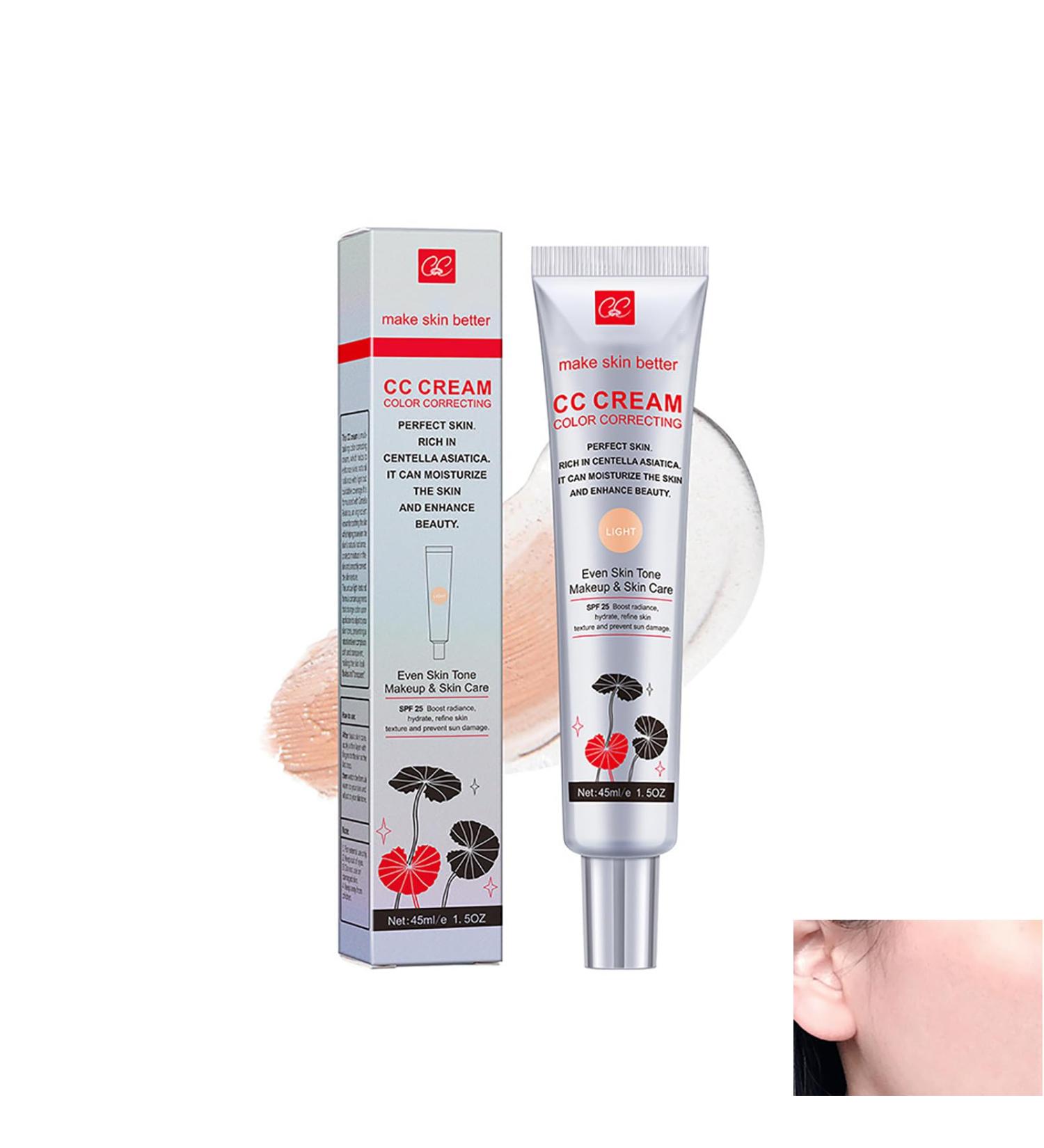 Cr me CC Multi-usages CC Cr me Correcteur Correcteur De Longue Dur e Et Hydratant Correcteur De Couleur De Maquillage Tous Types De Peaux - Couvrance L g re Et Naturelle - Buy Online on GoSupps.com