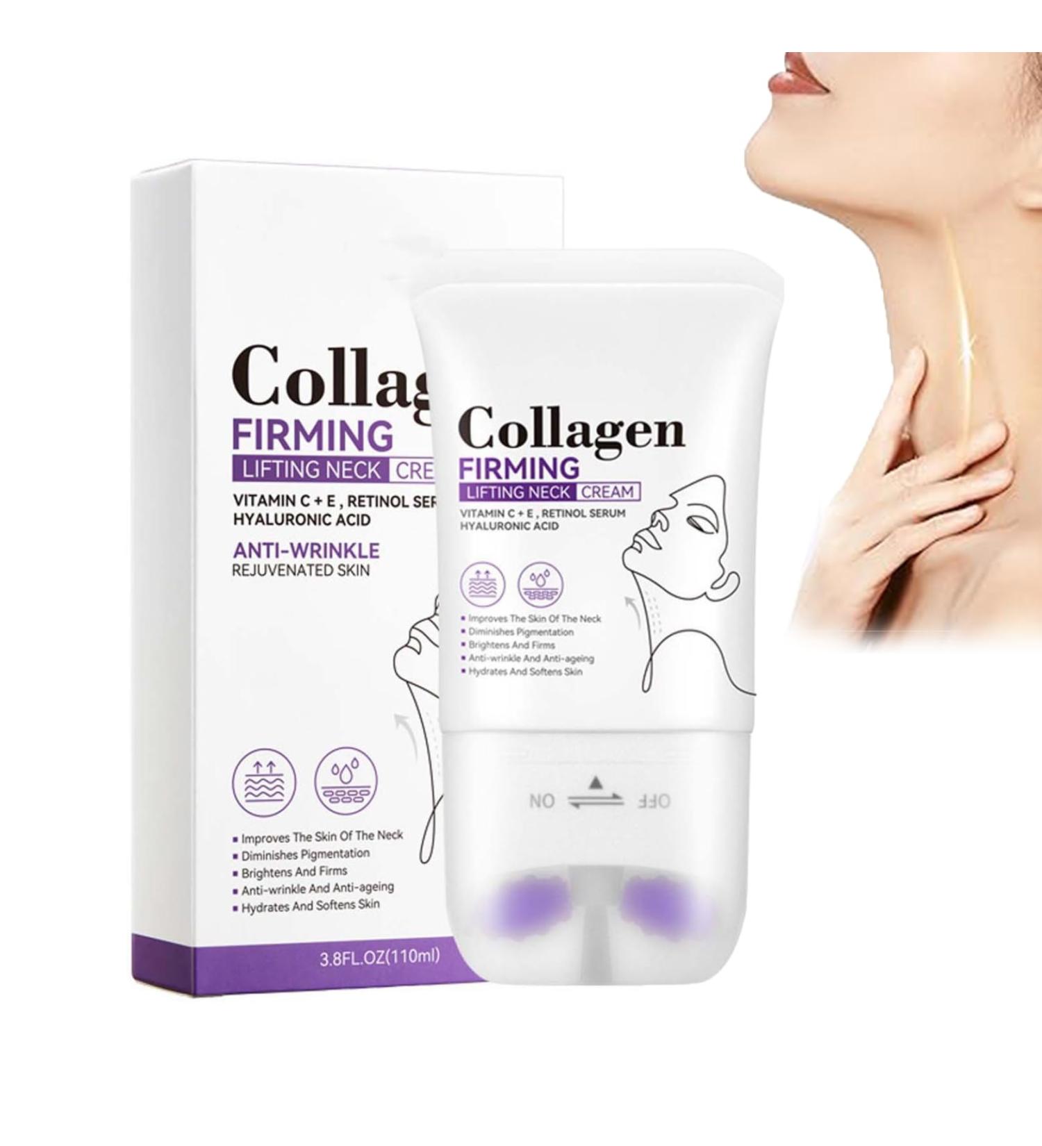 Neck Firming Cream with Peptides and Retinol 50 mL - Anti-Wrinkle Neck for Women Anti Aging Neck Cream - Firming and Lifting Neck Roller Cream - double chin cream (1) - Buy Online on GoSupps.com