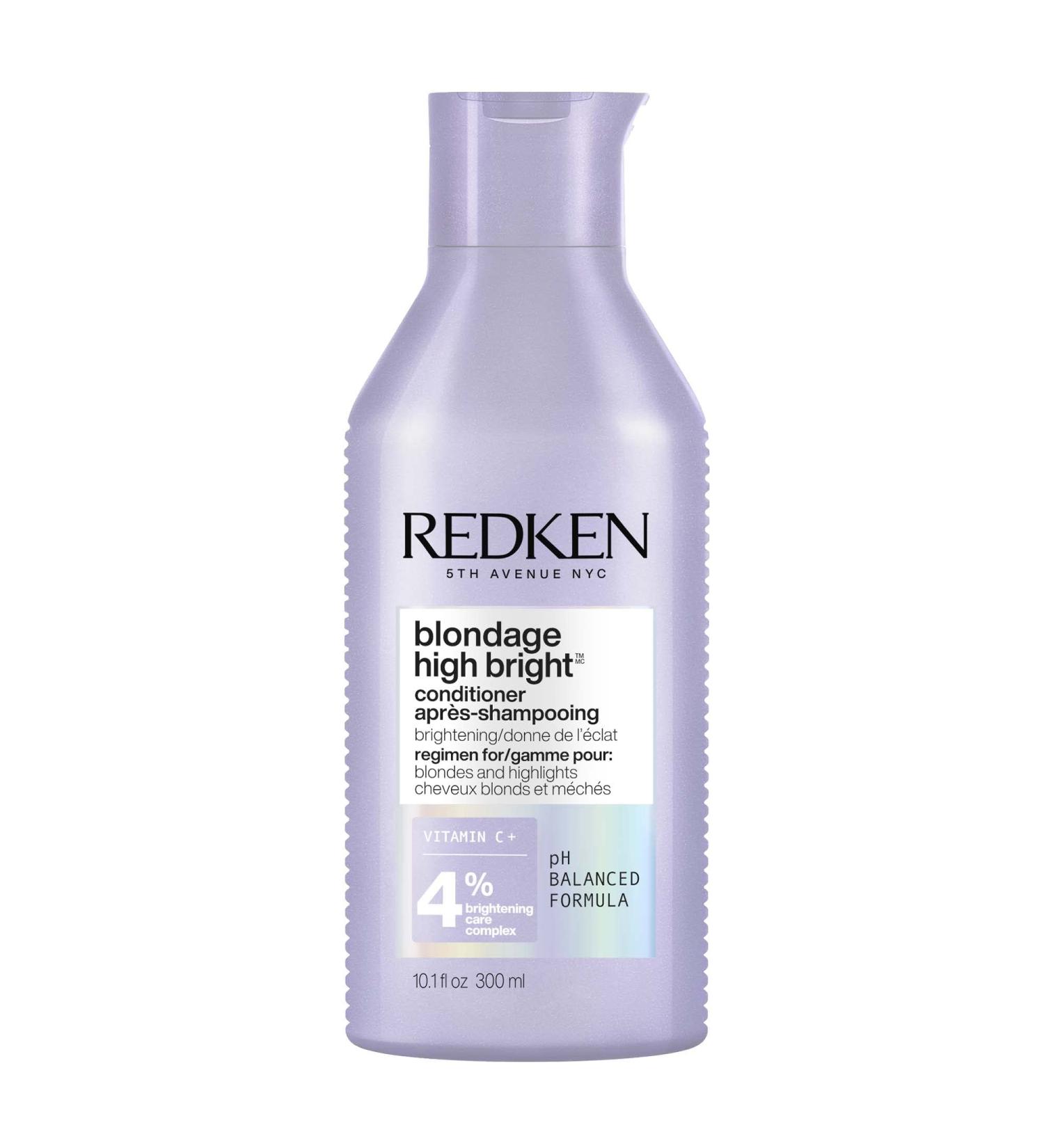 Redken Blondage High Bright Conditioner - Brightens & Lightens Blonde Hair | Vitamin C Infused 10.1 Fl Oz - Buy Online on GoSupps.com