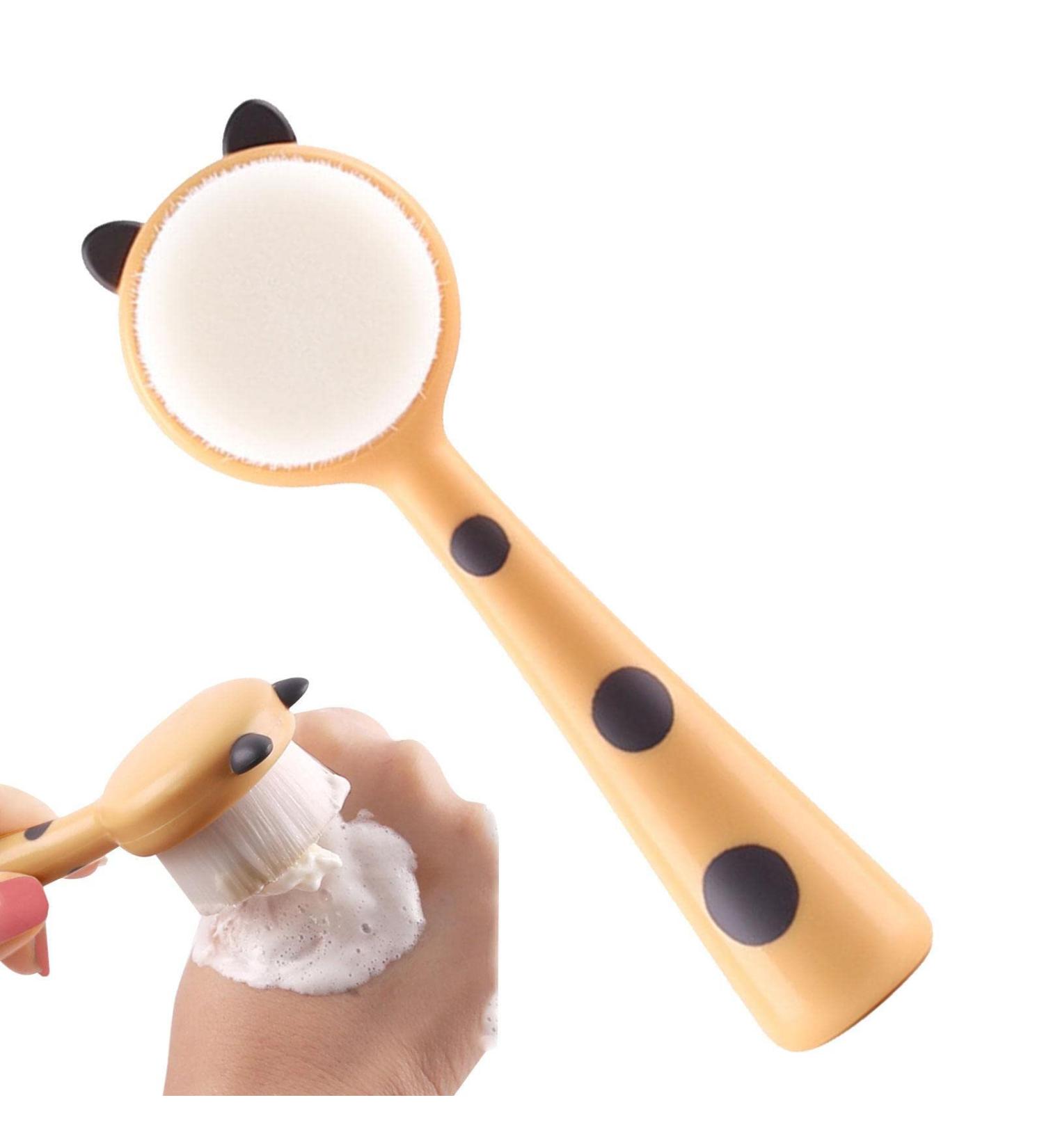 Facial Cleansing Brush - Cat Ears Skin Care Tools Manually Soft Face Cleanser and Massager Brush Manual Facial Cleansing Brush Handheld Mat Scrubber for Sensitive Skin Sritob - Buy Online on GoSupps.com