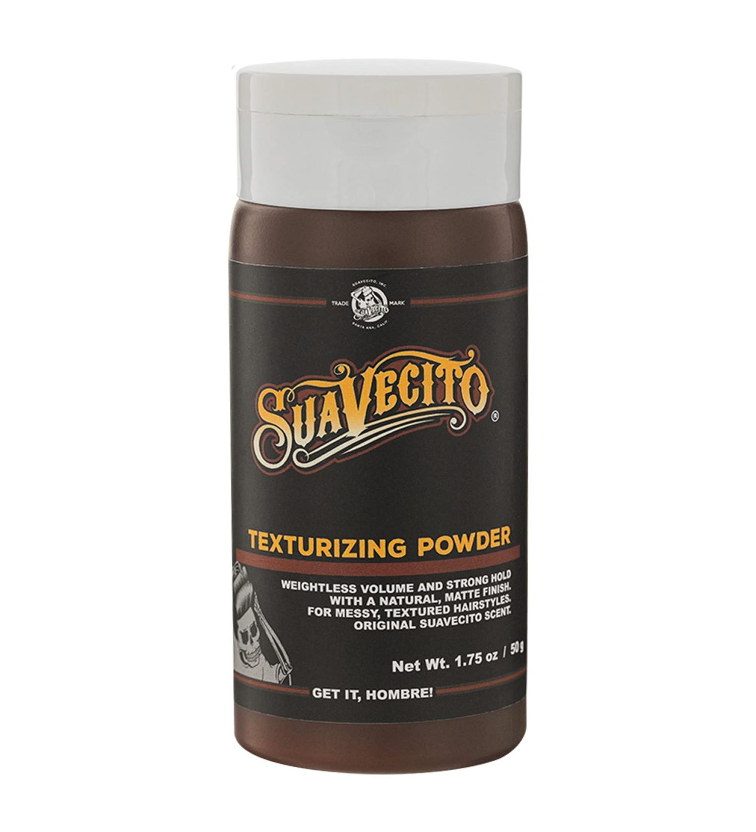 Suavecito Texturizing Hair Styling Powder - Matte Finish, Strong Hold - 1.75 oz - Buy Online on GoSupps.com
