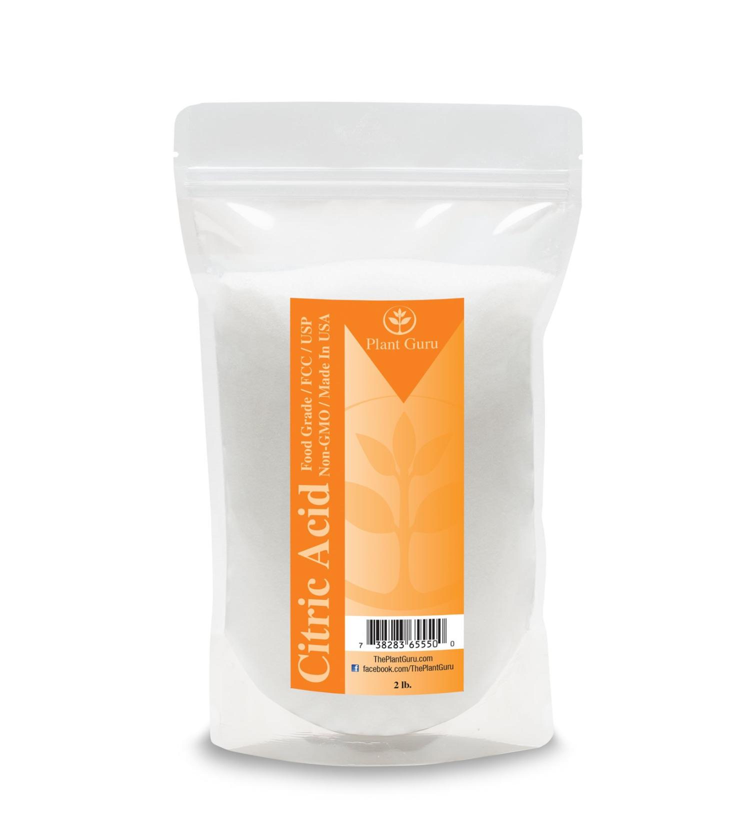 2 lb Citric Acid Powder - 100% Pure Food Grade, Kosher, Non-GMO for Cooking, Baking, Cleaning, Bath Bomb & Soap Making - 32oz / 2lb - Buy Online on GoSupps.com