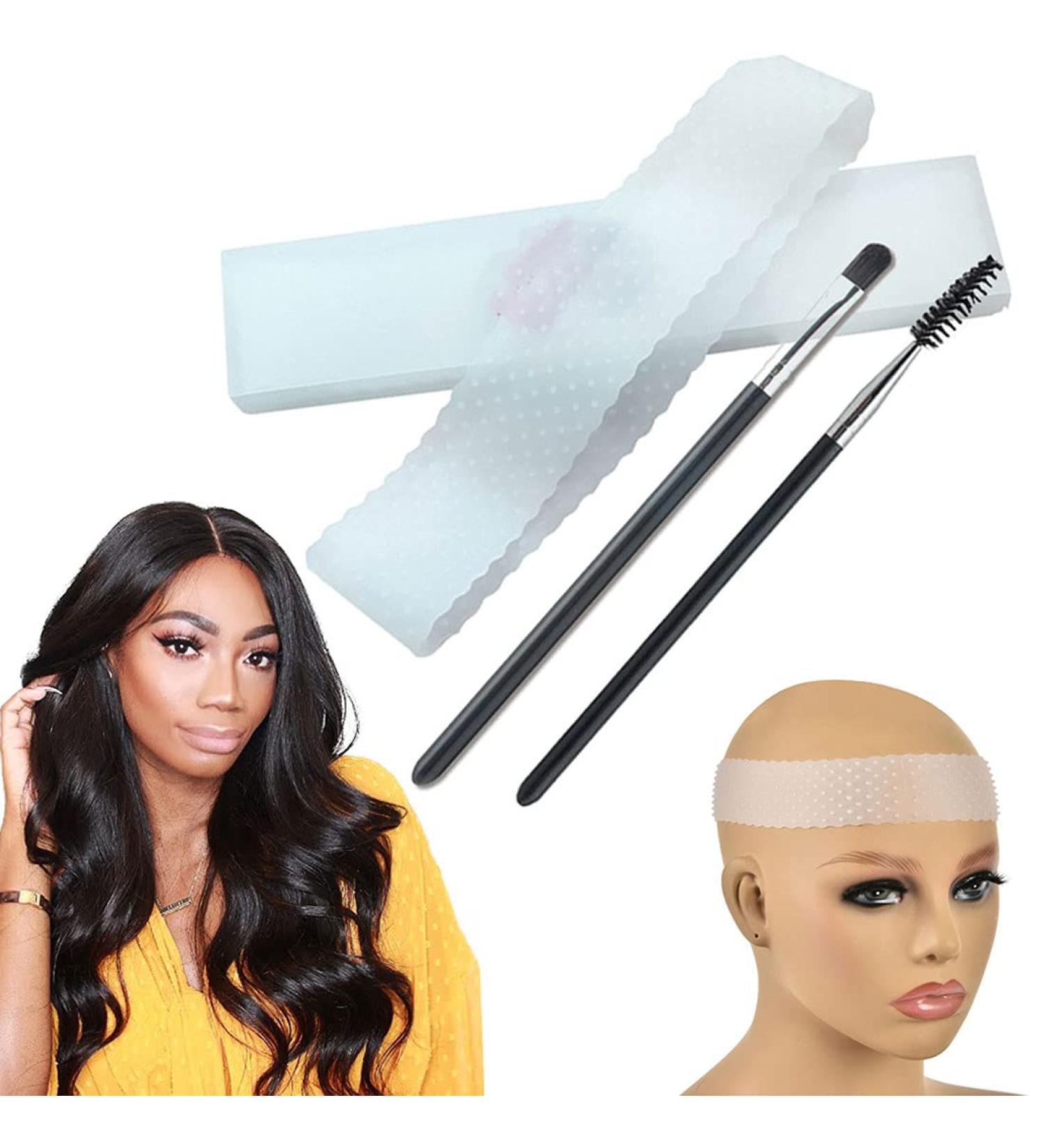 Transparent Silicone Non-Slip Wig Grip Headband for Women - Comfort Elastic Wig Fix for Sports & Yoga - Buy Online on GoSupps.com
