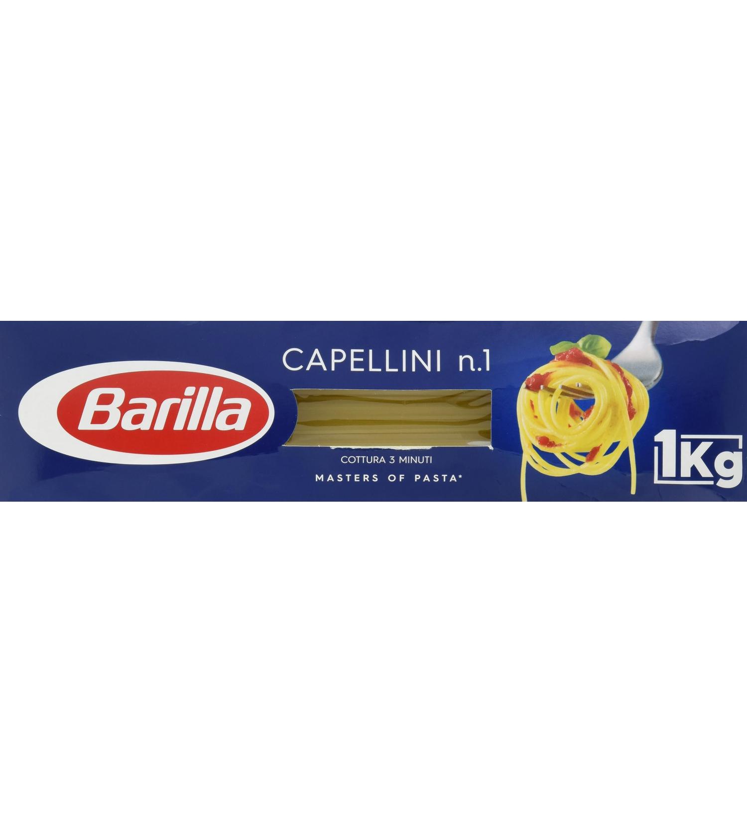 Barilla Classic - Capellini n. 1 with durum wheat semolina always al dente - 1 kg - Buy Online on GoSupps.com