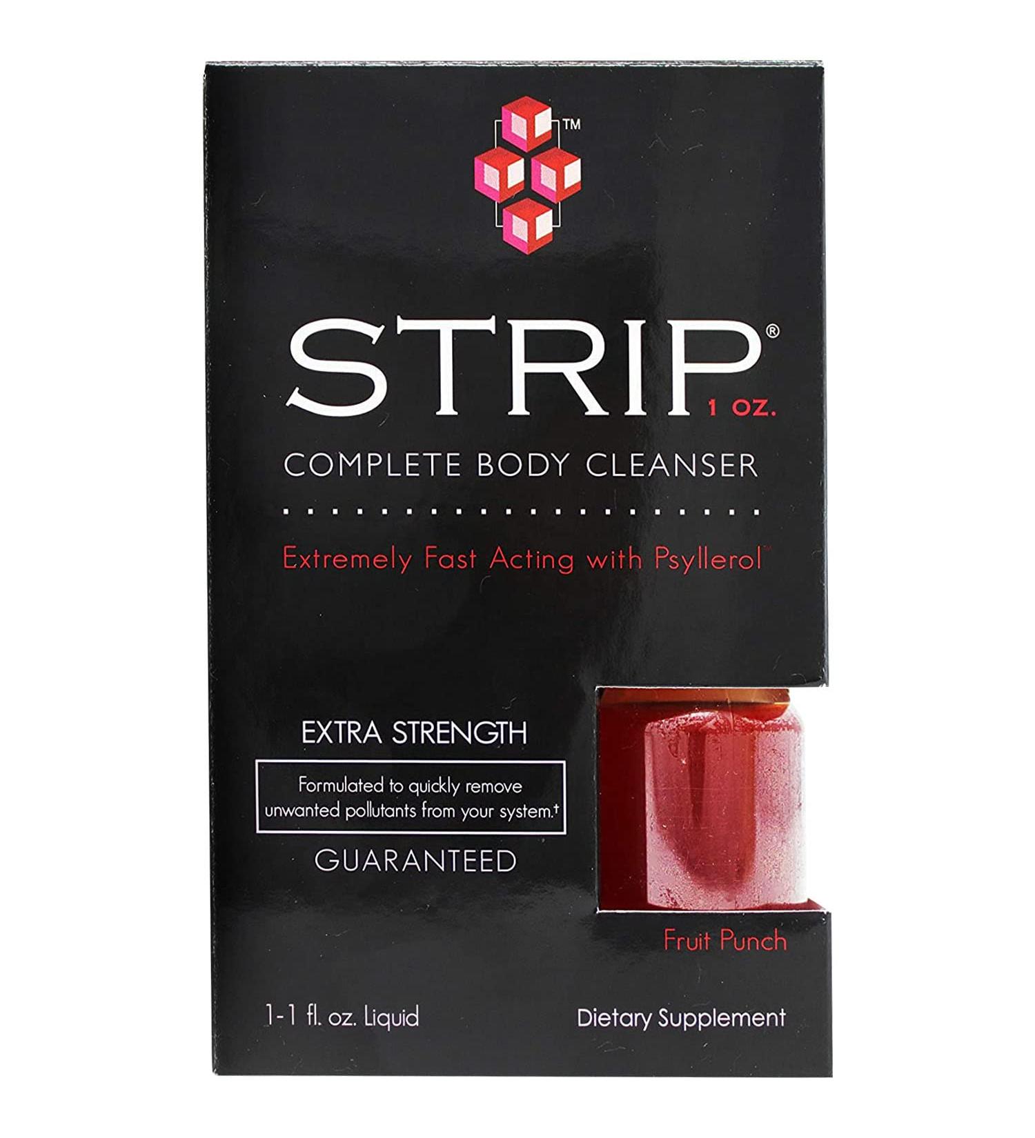 Wellgenix Strip Body Cleanser- Extra Strength Detox Drink 1oz Fruit Punch - Quick Flush Cleanse for Same Day Toxin Rid - Pack of 1 - Buy Online on GoSupps.com