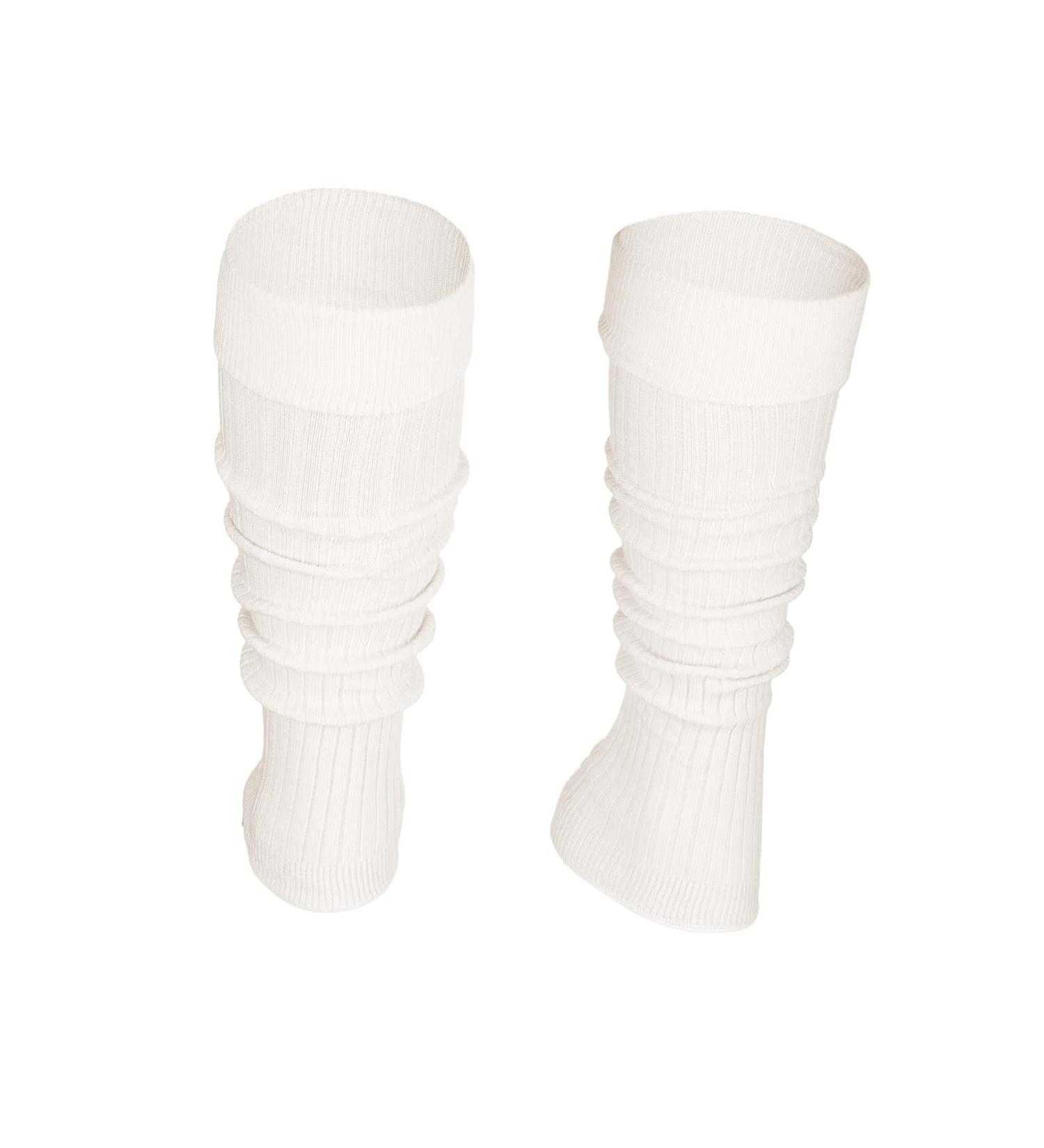 STEVEN Girl Cotton Calf Leg Warmers - Rollable & Stylish for Young Dancers in Cream - Buy Online on GoSupps.com