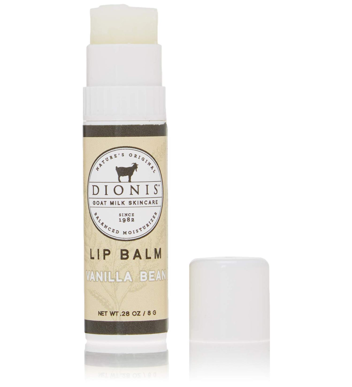 Dionis Goat Milk Skincare Lip Balm (Vanilla Bean  0.28 oz) 0.28 Ounce (Pack of 1)