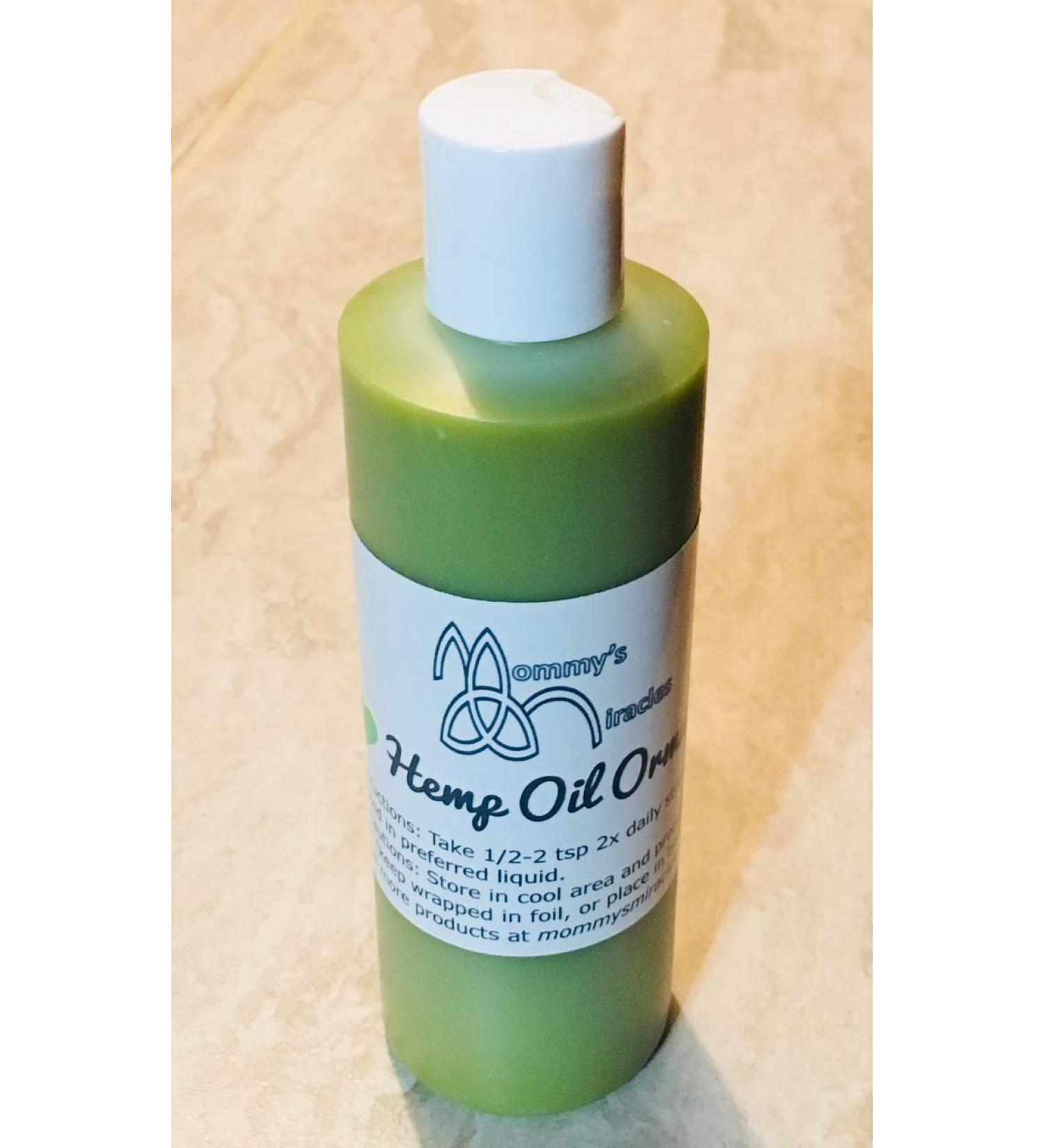 Organic Hemp Oil with Ormus Monoatomic Minerals Complex for Healing Energy and Wellness Support (4 oz)