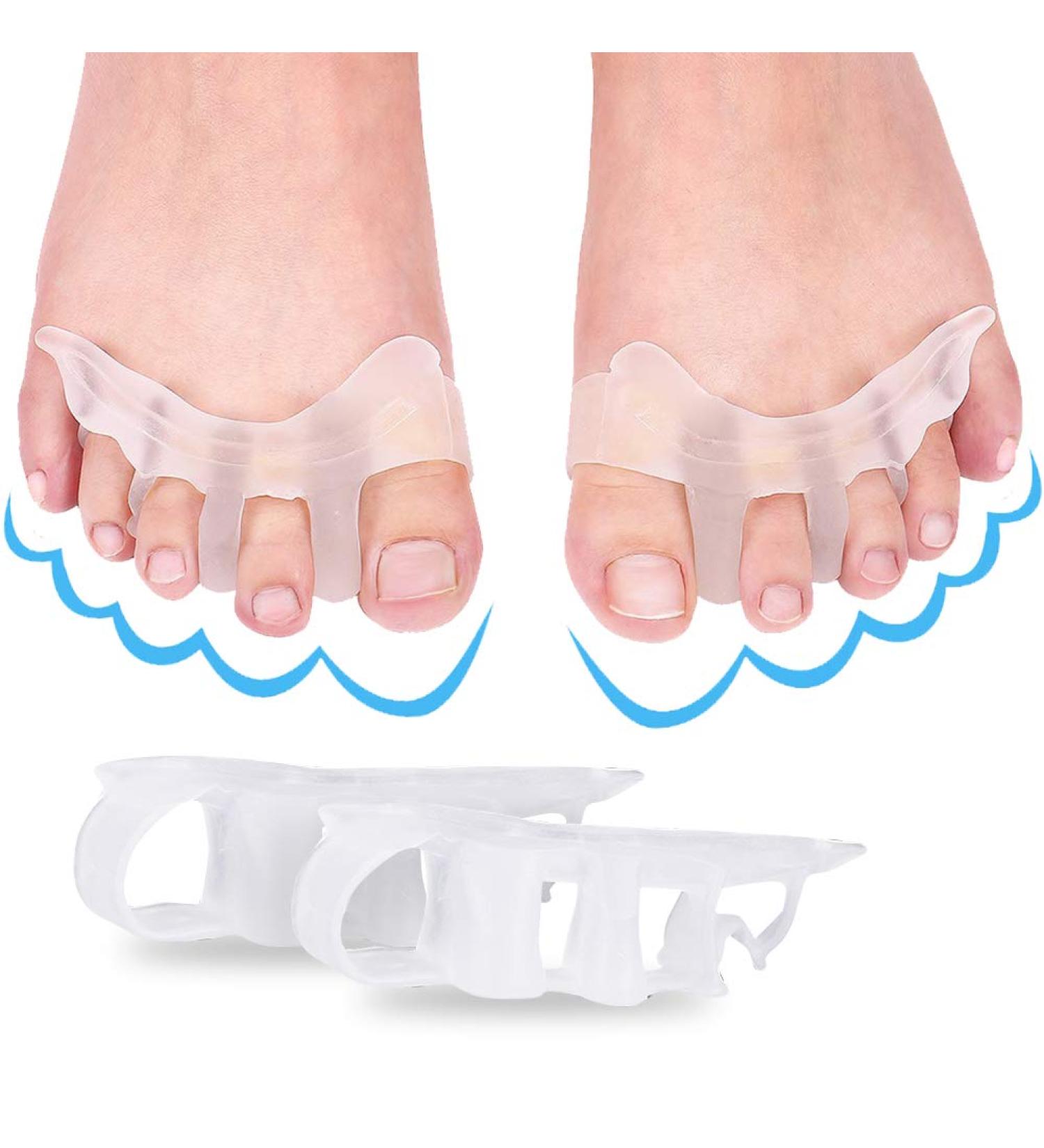 Gel Toe Separator & Stretcher for Hallux Valgus | Bunion Relief for Men & Women | Pain Relief After Yoga & Sports - Buy Online on GoSupps.com