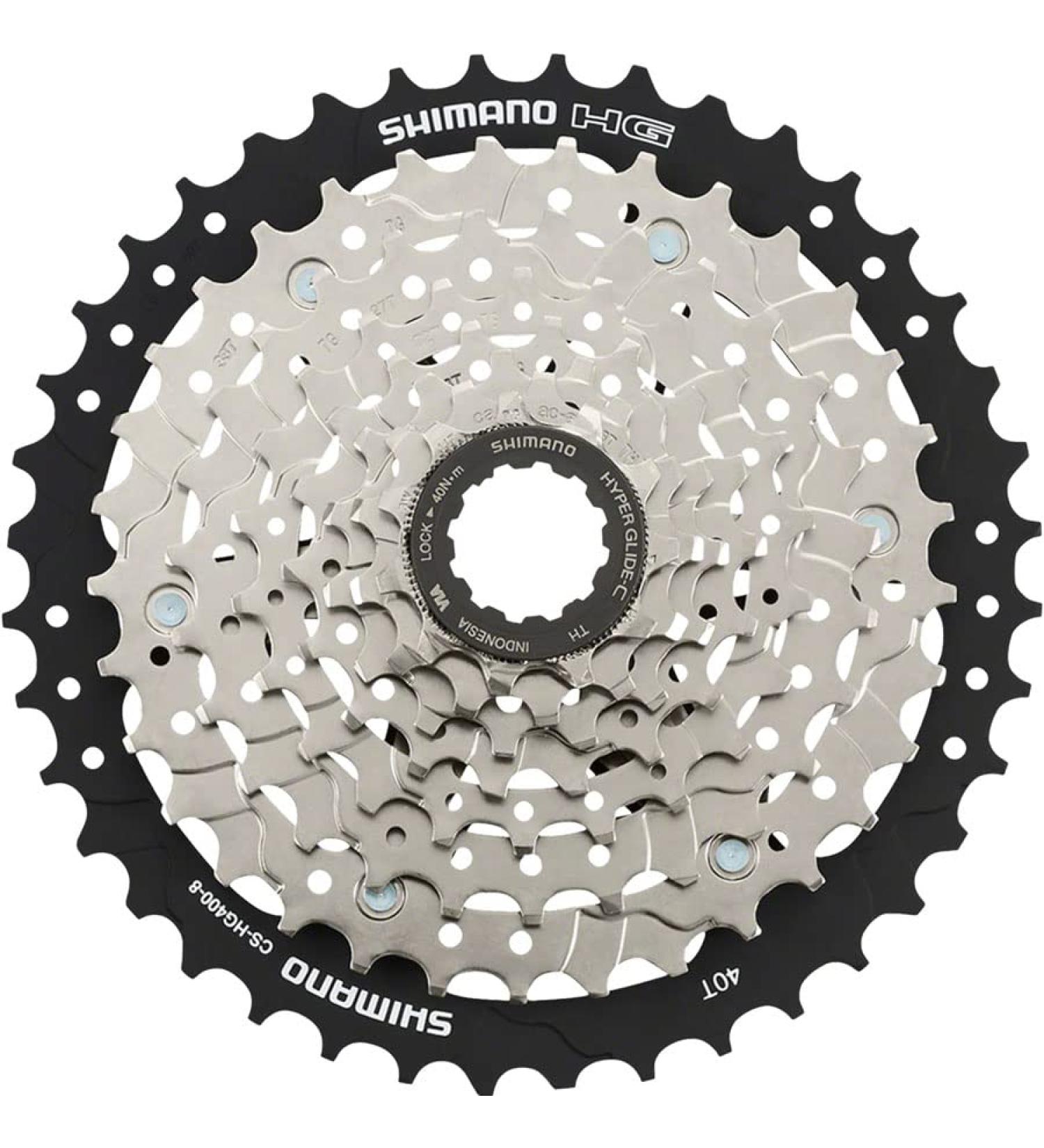 SHIMANO CS-HG400-8 Cassette - 8 Speed, 11-40t, Silver