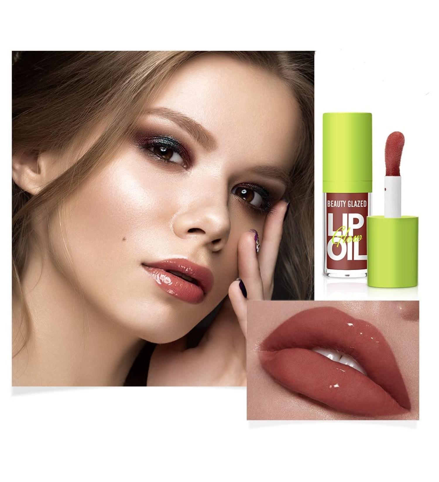 Beauty Searcher Plumping Lip Oil Moisturizing Gloss Tinted Lip Balm Transparent Lip Care Long Lasting Moisturizing Lip Oil Repairing Lip Lines and Preventing Dry Cracks For Lip Care and Dry Lips 107 - Buy Online on GoSupps.com