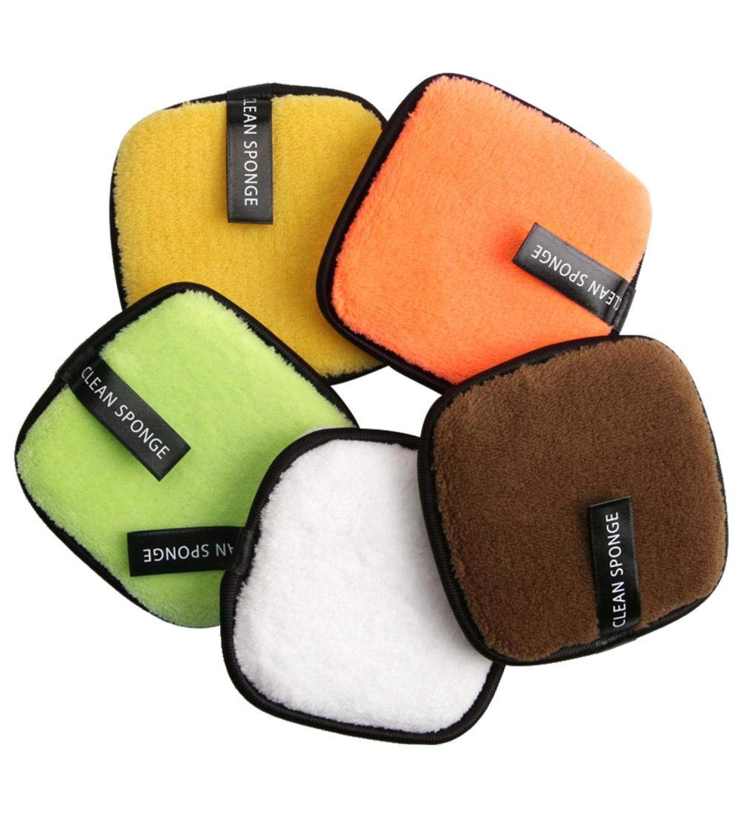 Reusable Makeup Remover Pads - 5pcs Washable Cotton Pads | Eco-Friendly Gentle for All Skin Types | Effective Facial & Eye Makeup Remover - Buy Online on GoSupps.com
