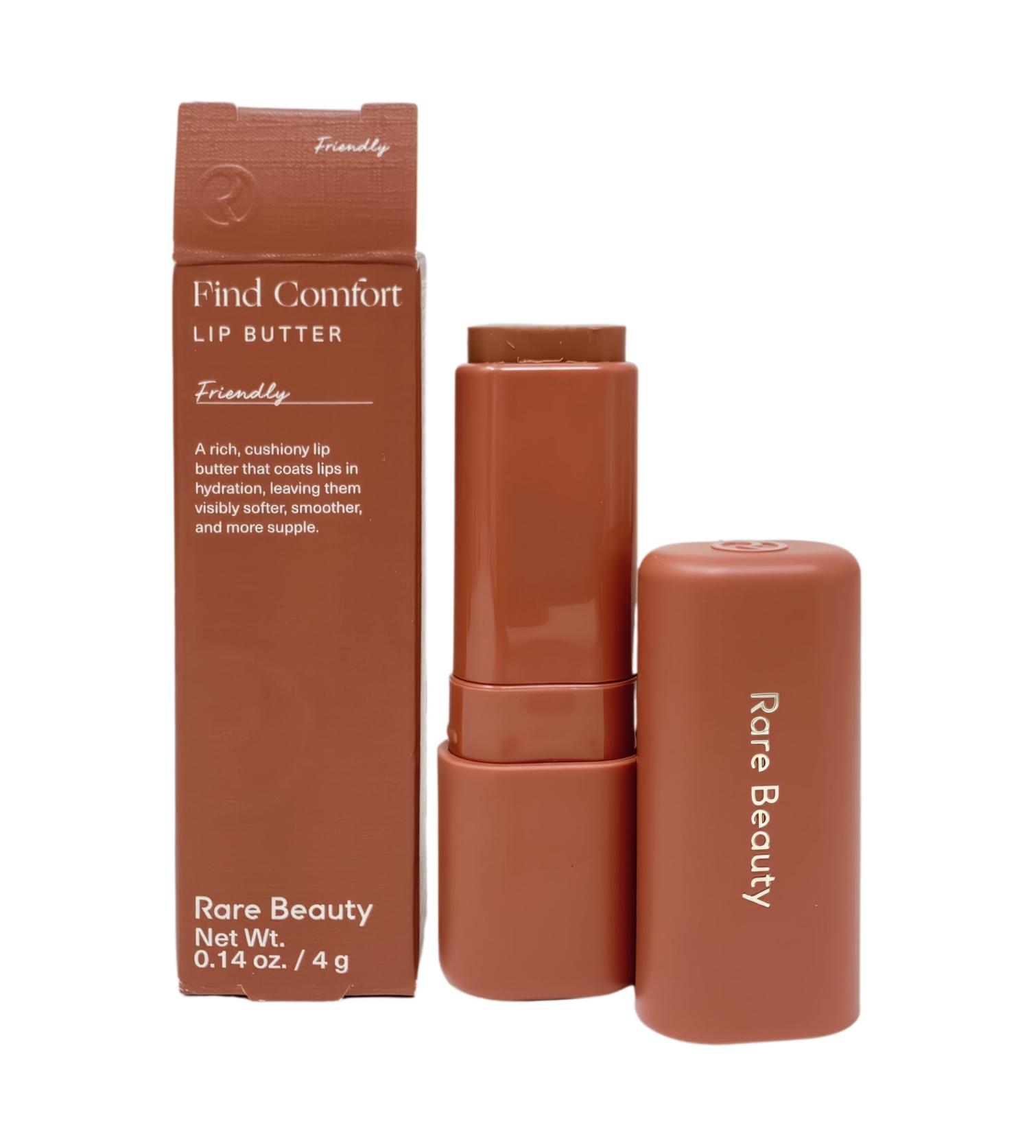 Rare Beauty Find Comfort Lip Butter - Friendly (0.14 oz / 4 g) - Buy Online on GoSupps.com