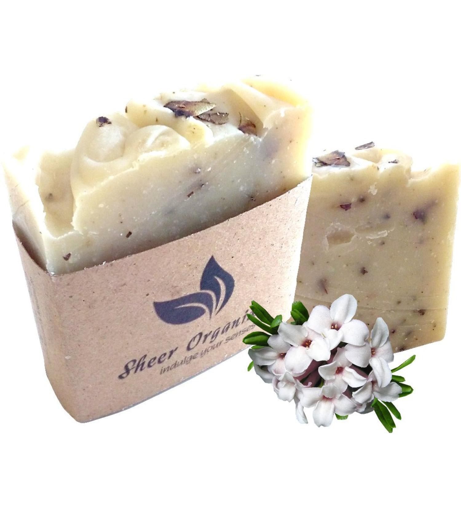 Luxury Rejuvenative Handmade Herbal Soap 3.52 oz. / 100g Daphne
