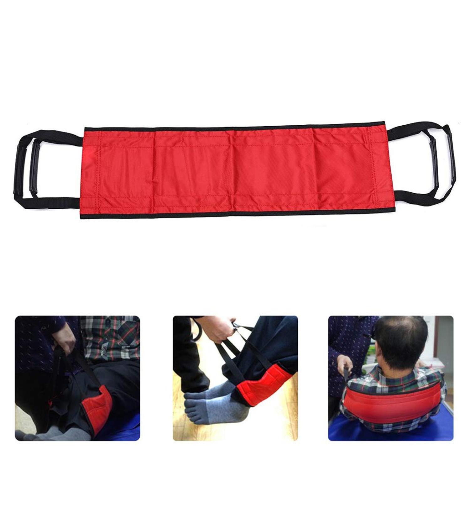 Patient Transfer Sling Belt Wheelchair Elderly Injured Disabled Auxiliary Riser Nursing Lift Auxiliary Belt with Handles for Hospital and Home Care Large - Buy Online on GoSupps.com