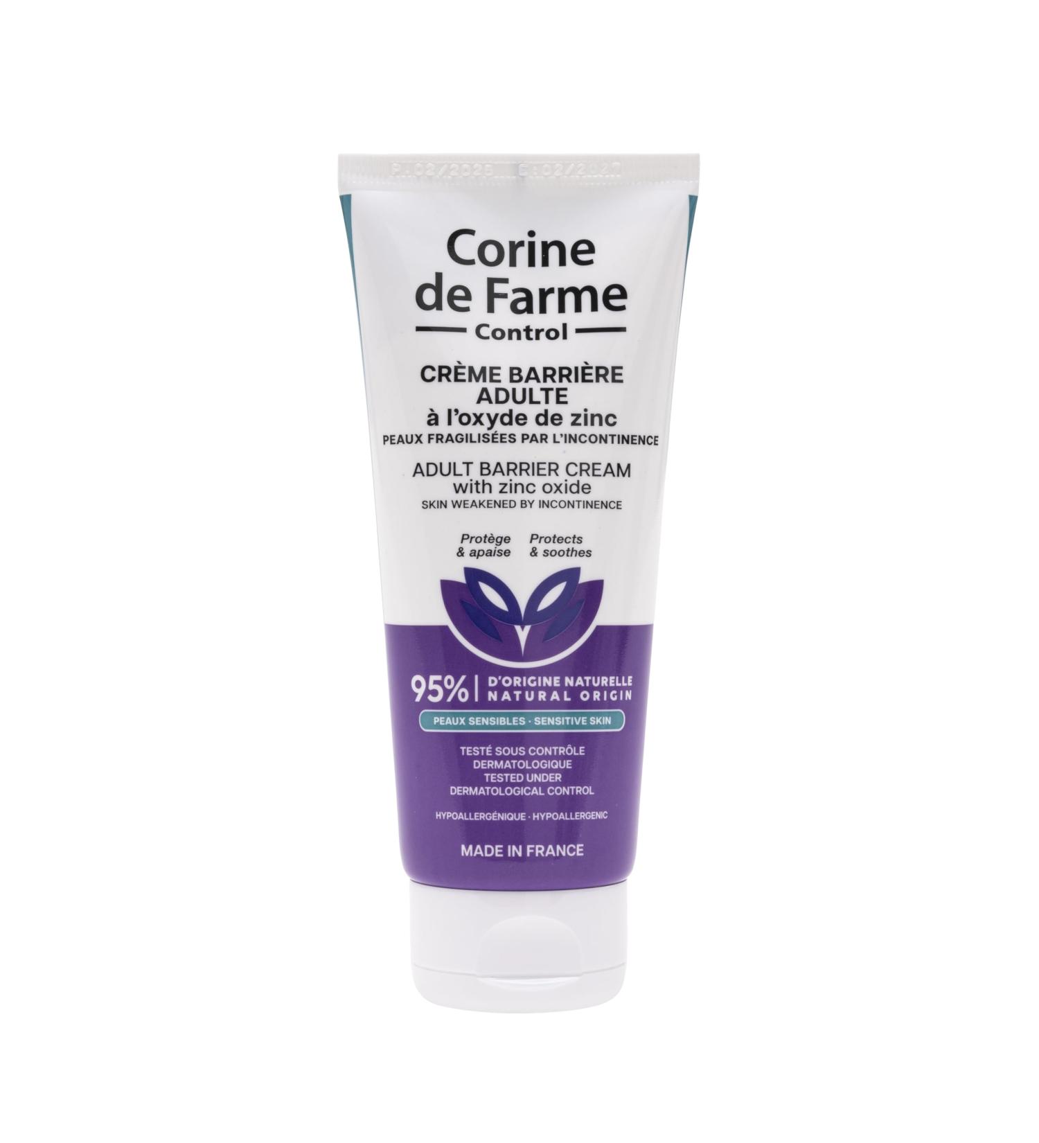 Corine de Farme Cr me Barri re Adulte l'Oxyde de Zinc 100ml - Protection pour Peaux Sensibles Formule Apaisante Pr vention des Rougeurs Tout Type de Peau