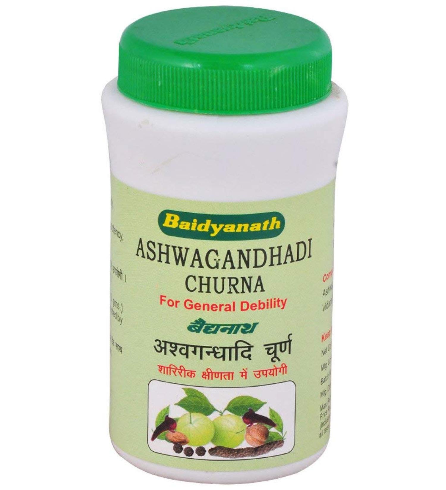 Natural Pure Herbal Ashwagandhadi Churna - 100 g (Pack of 2)