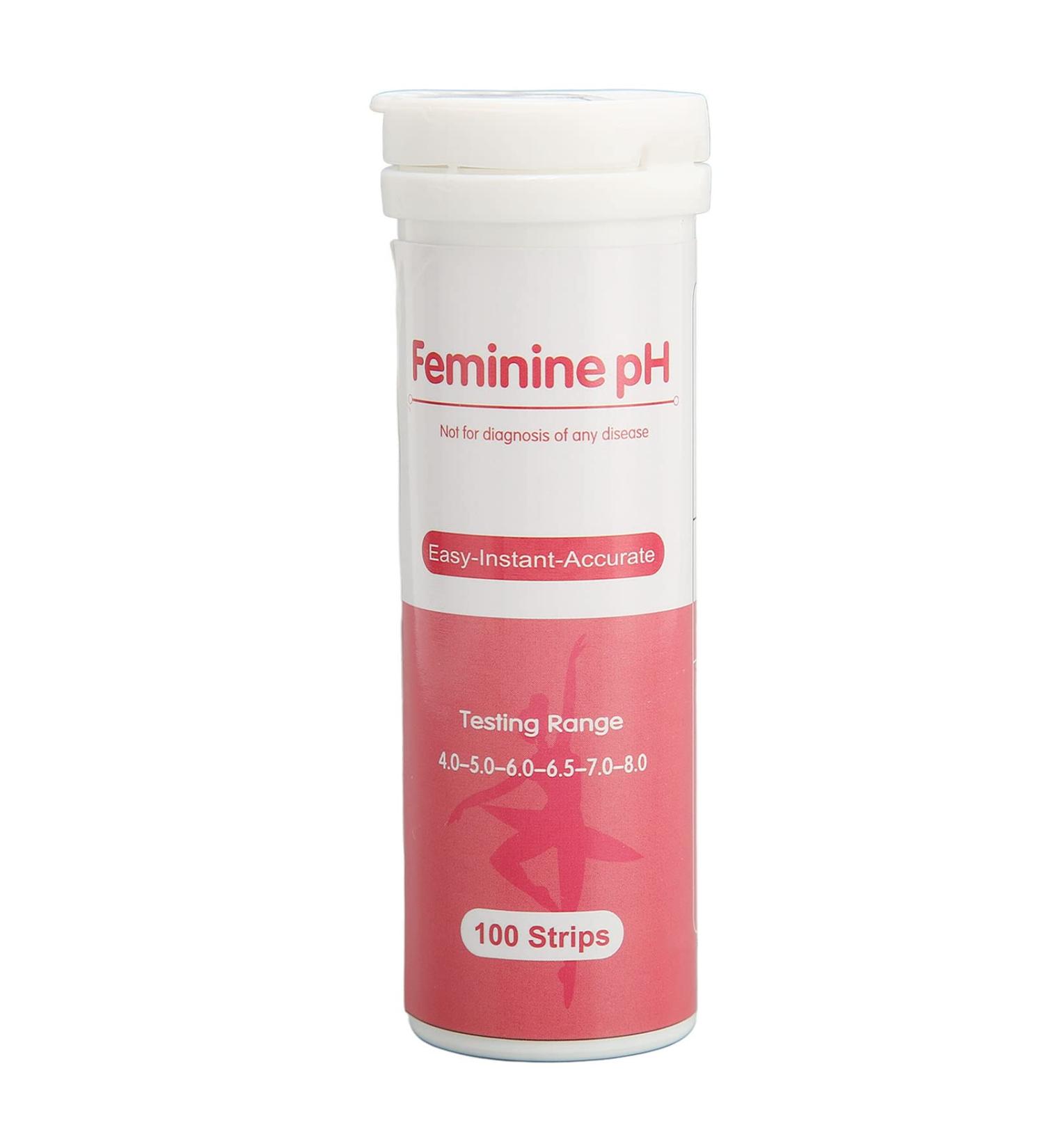 Vaginal pH Test Strips - 100pcs | Accurate Alkaline & Acid Levels Testing | Intimate Health pH Paper for Women | Disposable & Prevents Acidity - Buy Online on GoSupps.com