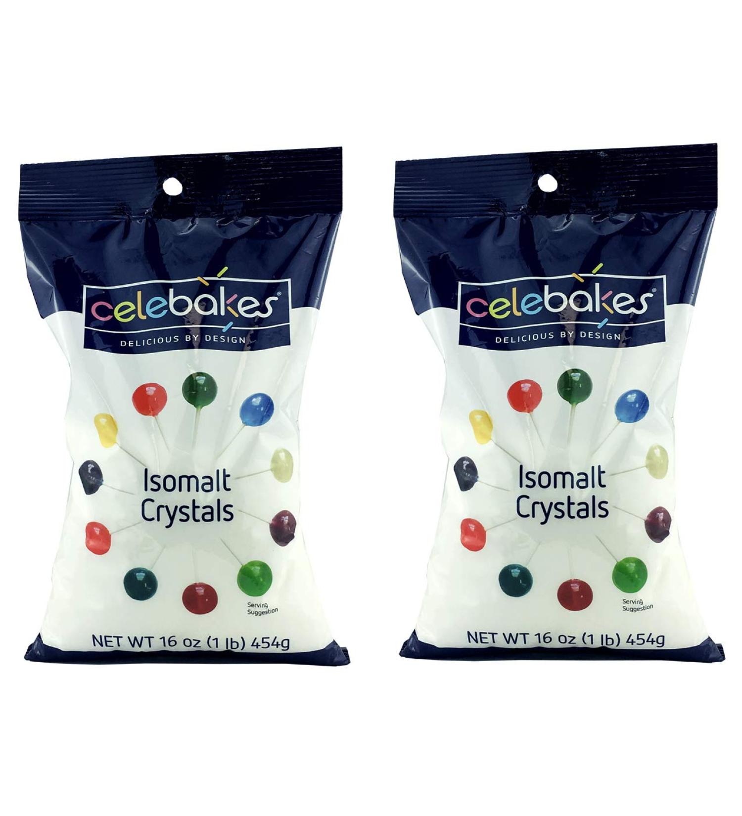 Celebakes Isomalt Crystals 1lb (Pack of 2) - Premium Quality for Sugar Art & Edible Decorations - Buy Online on GoSupps.com