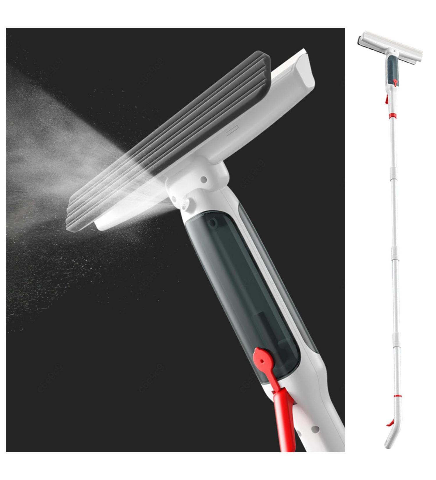 RRRYYYZZ 75'' Spray Squeegee for Window Cleaning with 4-Section Extension Pole 4 in 1 Shower Glass Cleaner Squeegee Window Cleaner Squeegee with Sewage Collector and 5 Pads - Buy Online on GoSupps.com
