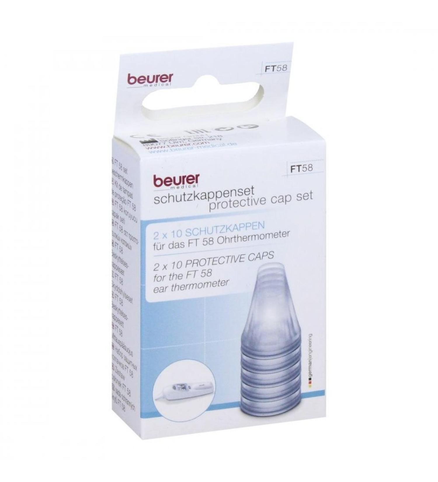 BEURER FT58 replacement protective caps for ear thermometer 20 pcs