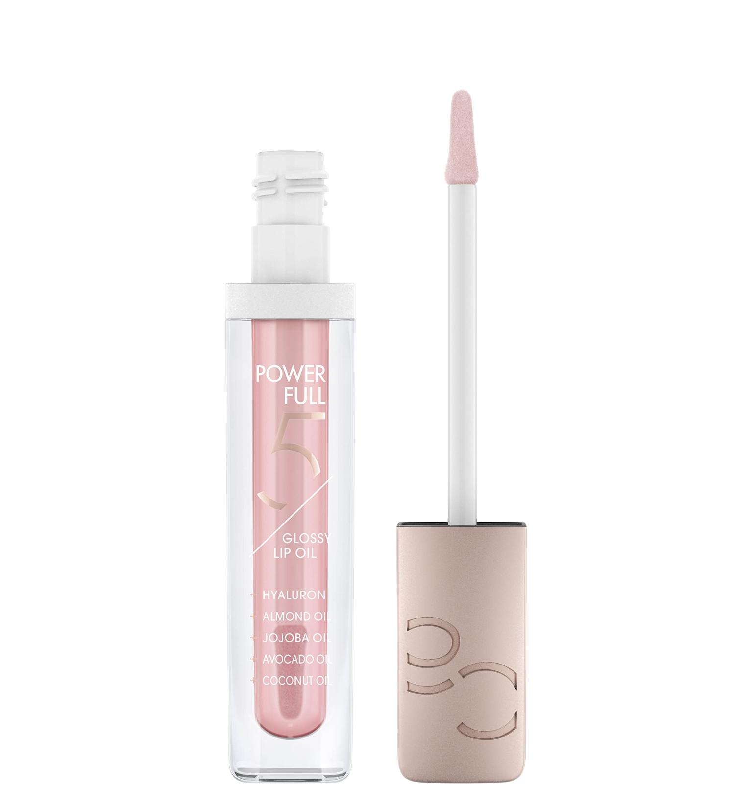 Catrice Powerfull 5 Glossy Lip Oil - pH-Reactive for Personalized Color - 5 Nourishing Oils - Gluten Free - Vegan & Cruelty Free - 020 Cherry Blossom Glow - Buy Online on GoSupps.com