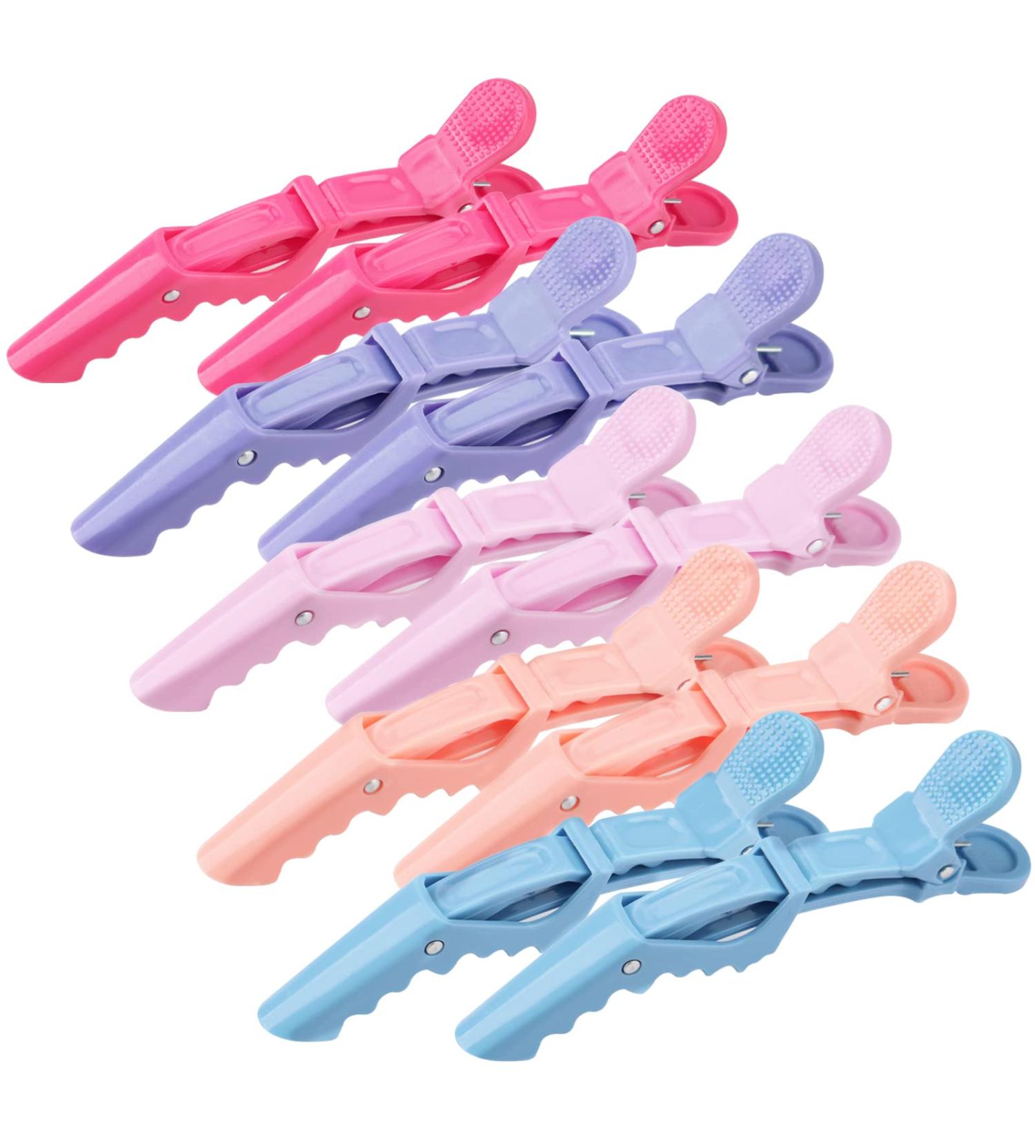 OBSCYON 10Pcs Professional Non-Slip Alligator Hair Clips for Women - Hair Styling & Sectioning Clips for Salon - Pure Color - Buy Online on GoSupps.com