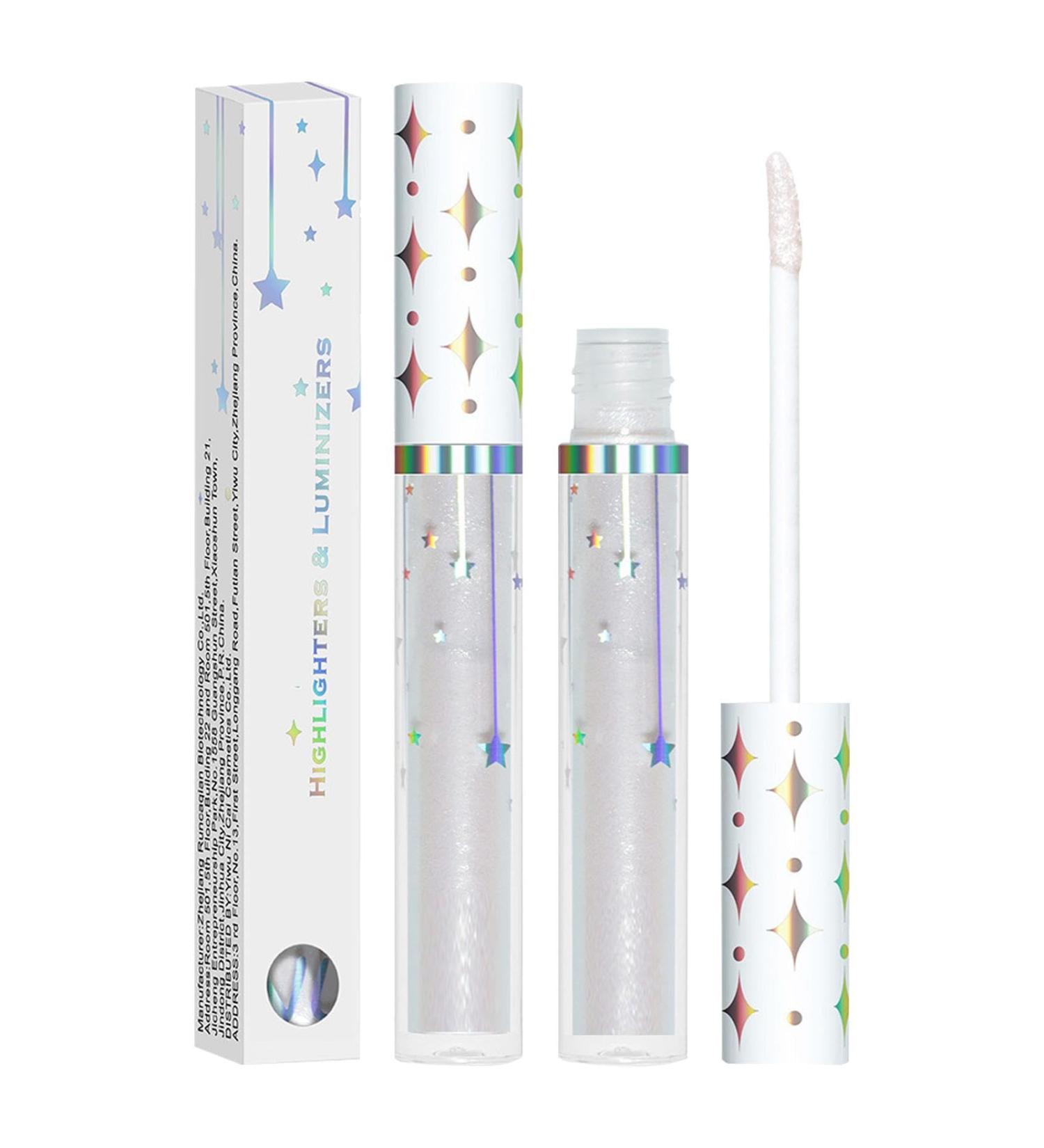  Hugsweet Hugsweet Liquid Highlighter Face Highlighter Liquid Highlighter Shimmering Body Highlighter Light and Long Lasting Makeup Highlighter Natural Gloss Finish Water Resistant Face Highlighter - Buy Online on GoSupps.com