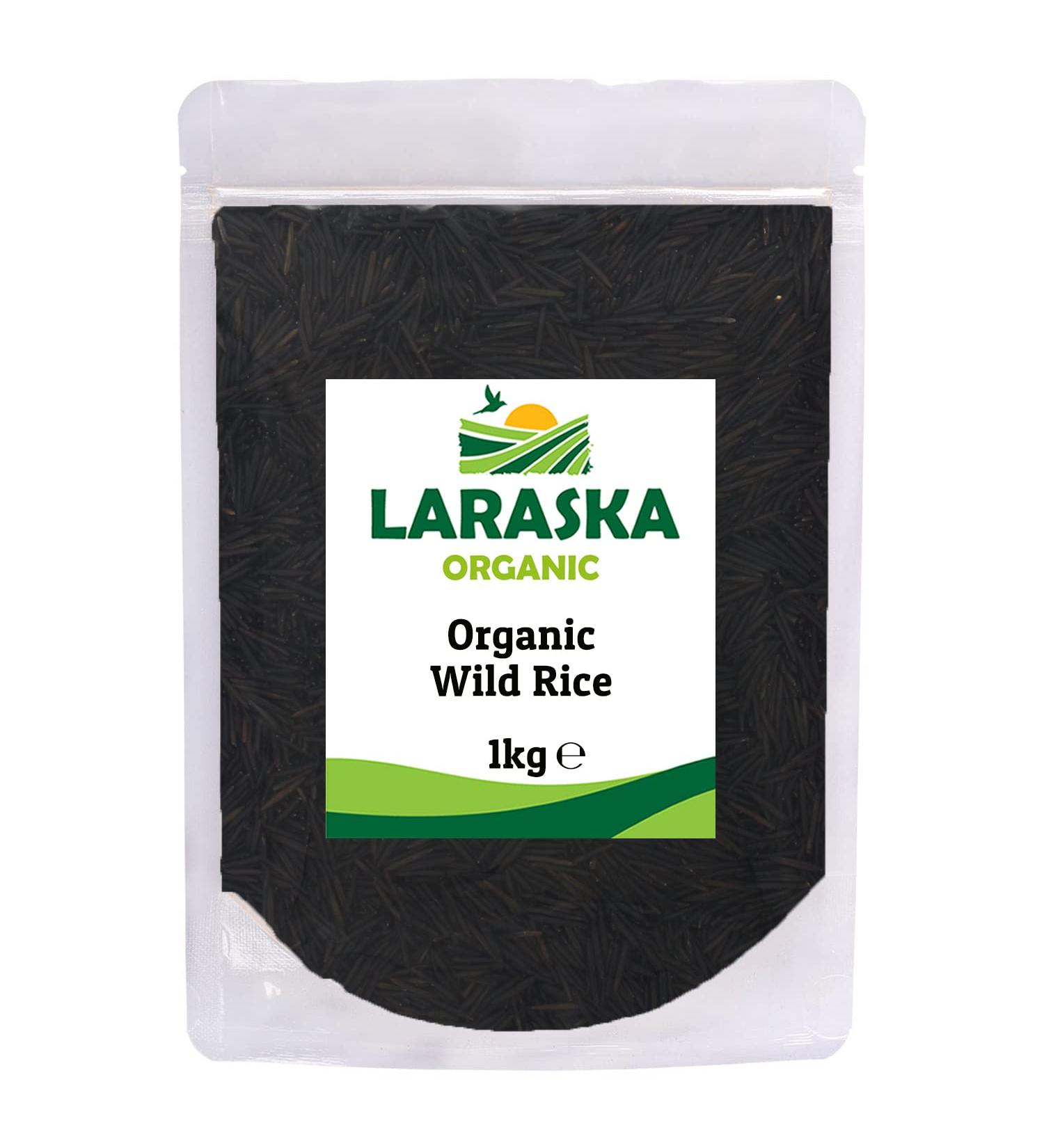 Certified Organic Wild Rice 1kg - Premium Quality, High Fiber, High Protein Whole Grain - Buy Online on GoSupps.com