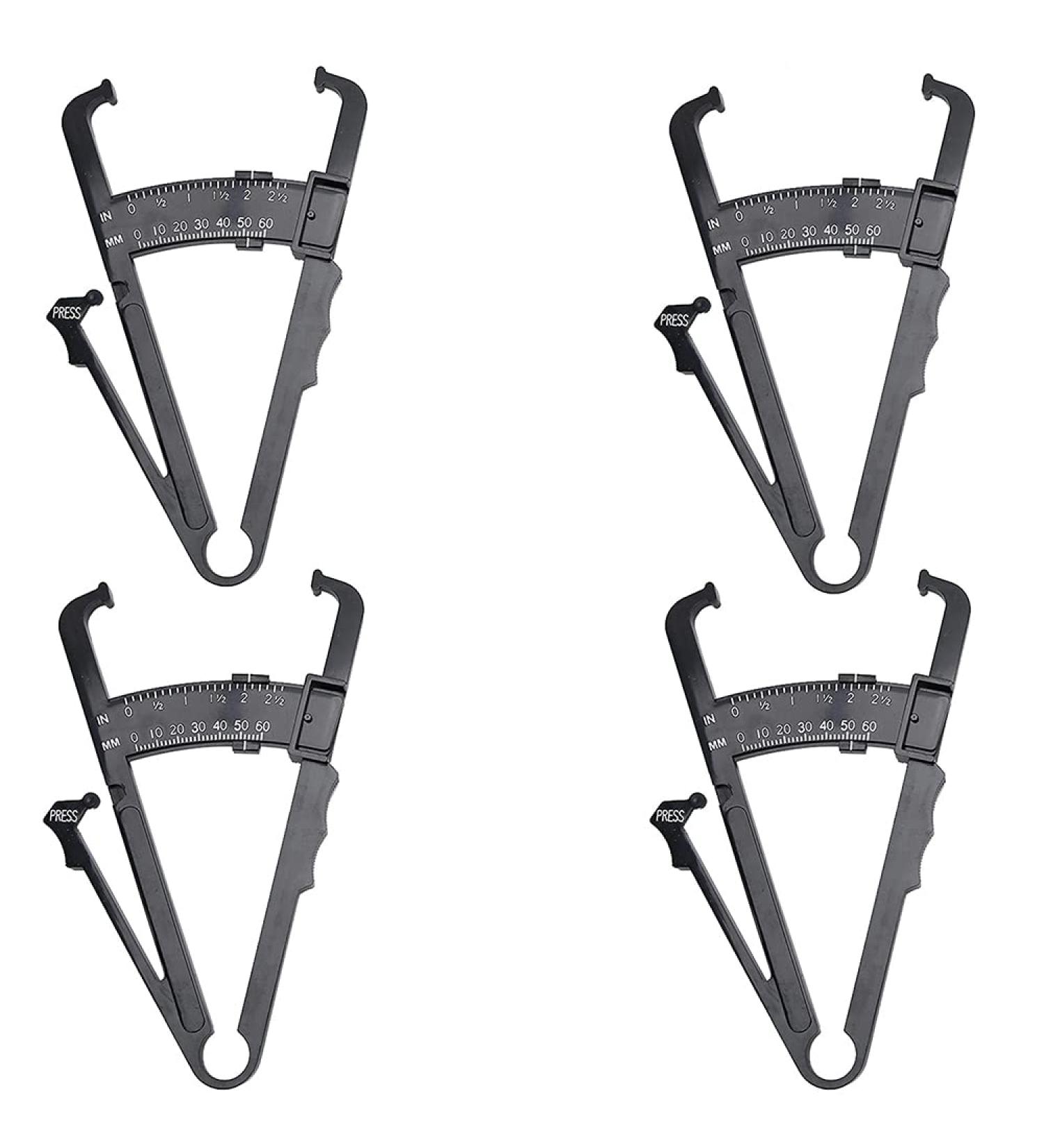 Ancllo Body Fat Measurement Kit - 4 Piece Slide & Measuring Tape for Accurate BMI Weight Loss & Fitness Tracking - Buy Online on GoSupps.com