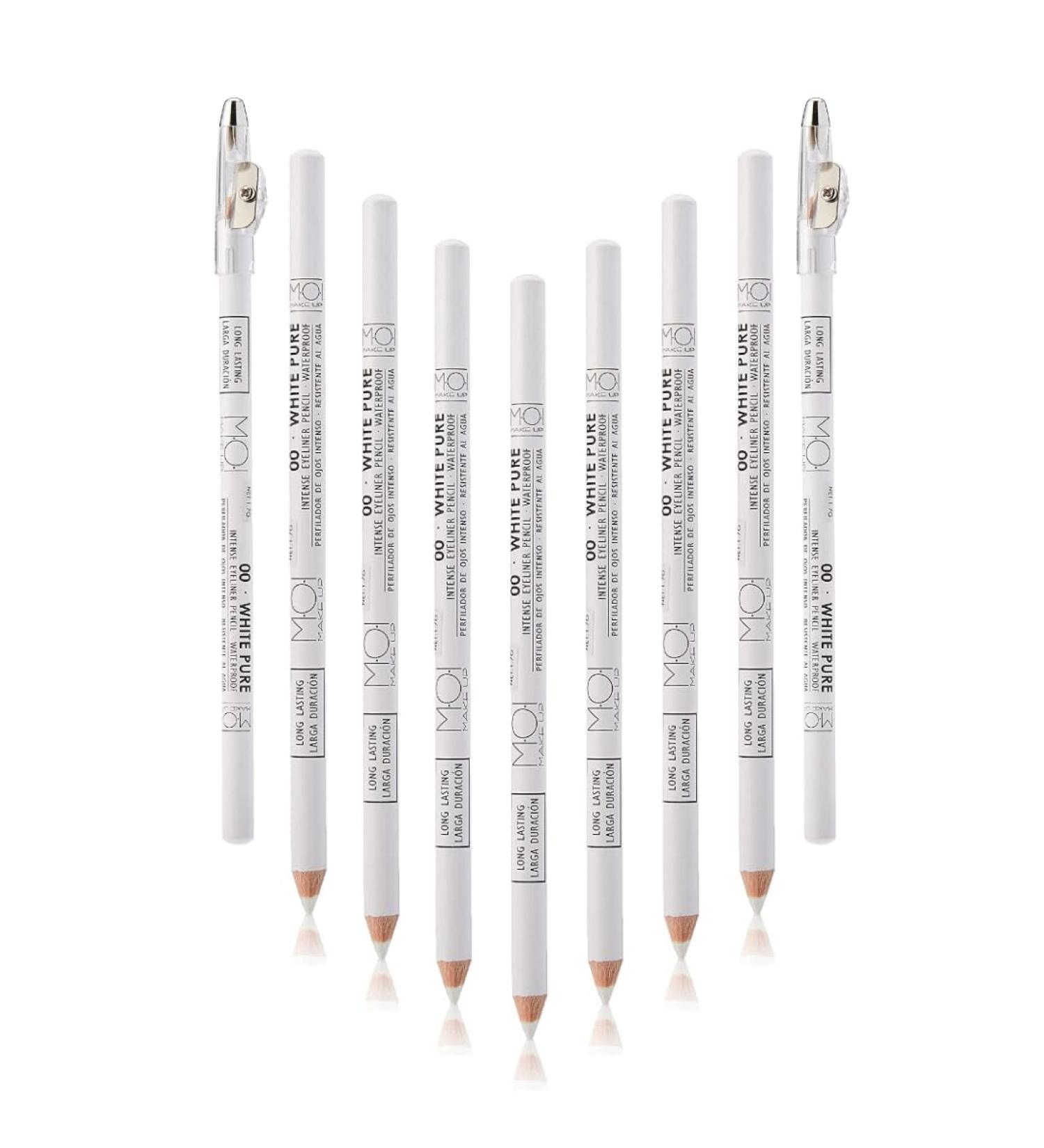  Moi Profesional Moi Professional Set of 36 white contoured pencils for use with eyes or for marking leather. Esp. Laser 00 White Pure Length with sharpener M O I Professional 1900 g - Buy Online on GoSupps.com