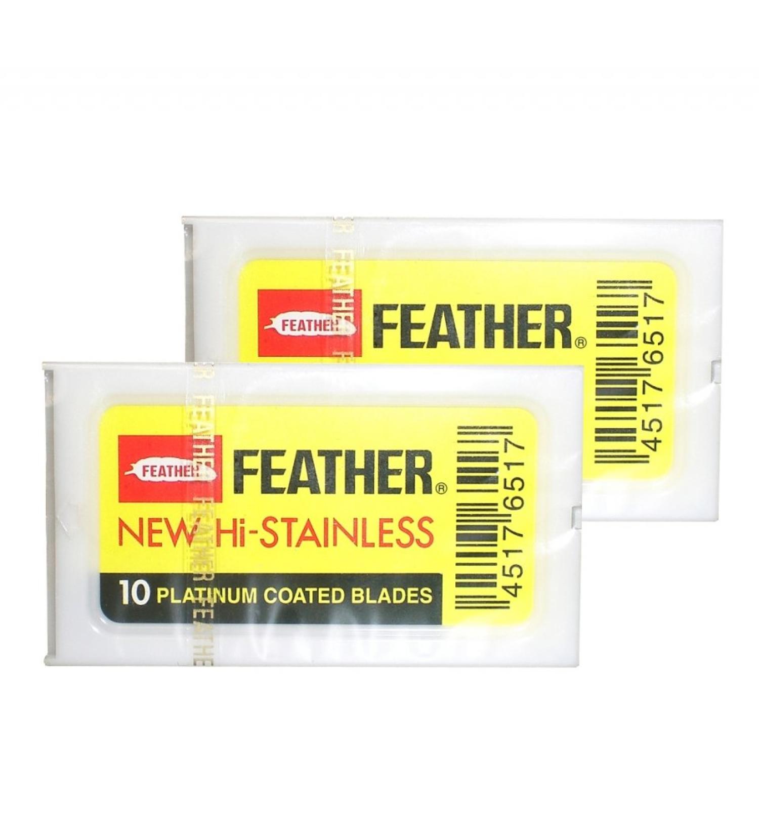 Feather New HI-Stainless FH-10-2X in 10-pack