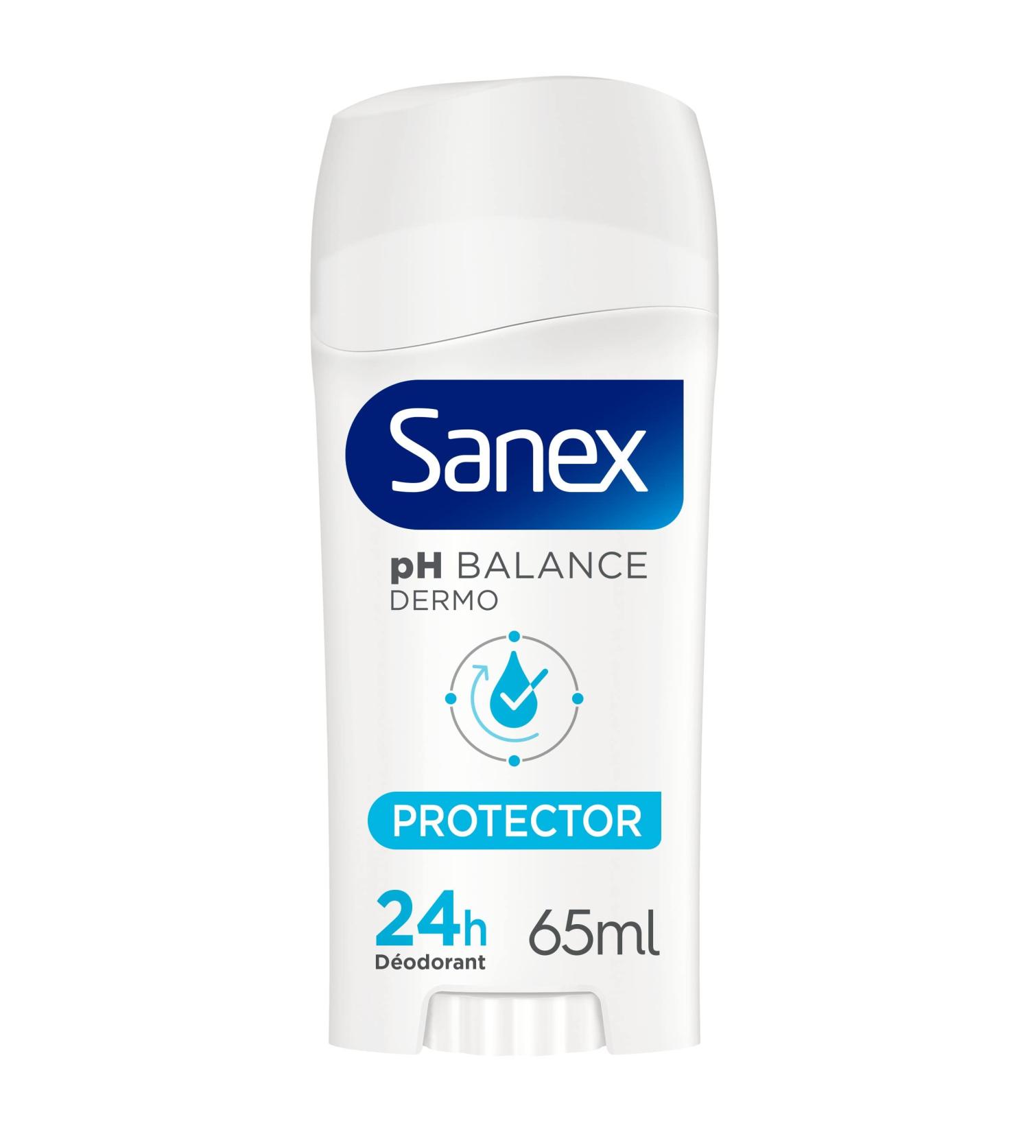 SANEX - Dermo Protector Deodorant Stick - Women's/Men's Deodorant - Effective for 24 hours - 65 ml - Buy Online on GoSupps.com