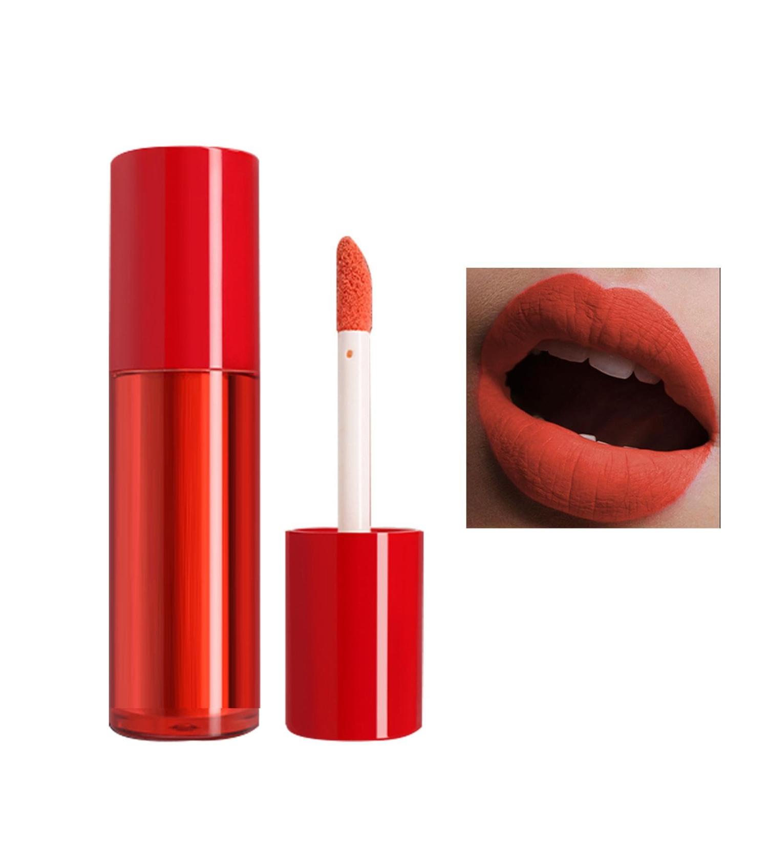 Powder lipstick glossy tinted lipstick matte lipstick for outdoor meetings shopping makeup with lip gloss long-lasting lipstick - Buy Online on GoSupps.com