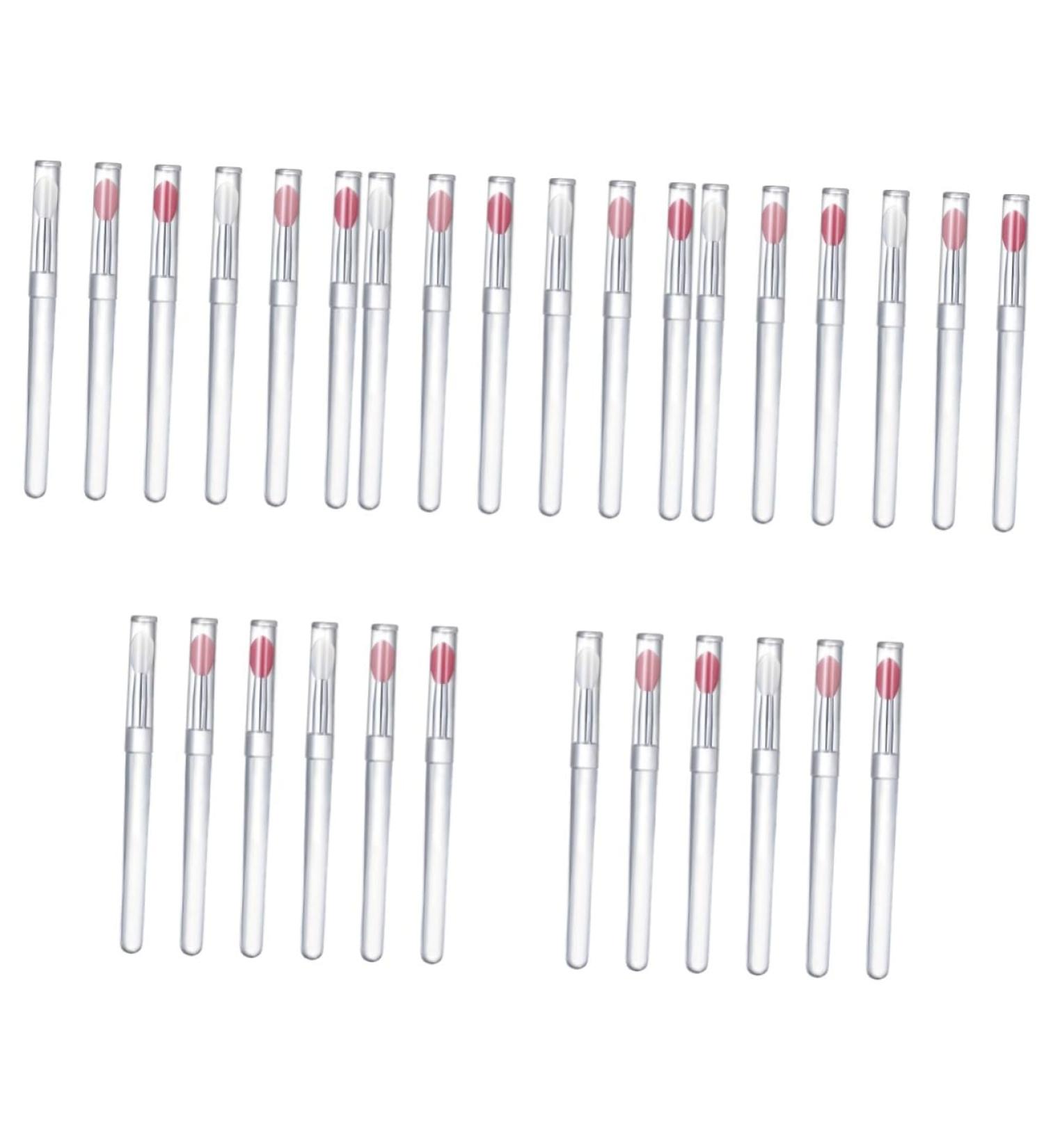 FRCOLOR 30 Pcs Silicone Lip and Eyeshadow Applicators | Versatile Makeup Brushes for Lip Gloss & Eyes | Assorted Colors - Shop Internationally - Buy Online on GoSupps.com
