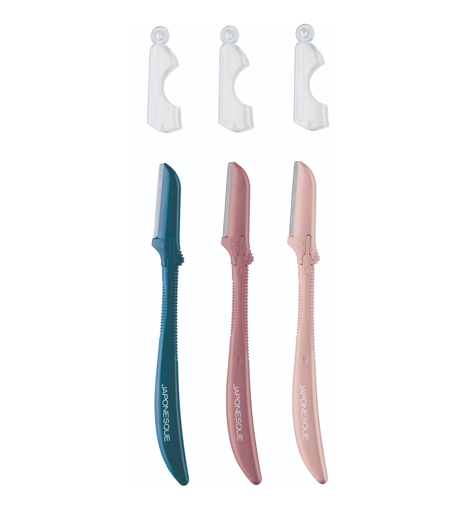 JAPONESQUE Dermaplaner Facial Razors for Exfoliation & Hair Removal - Enhances Serum Absorption for Glowing Skin - Buy Online on GoSupps.com