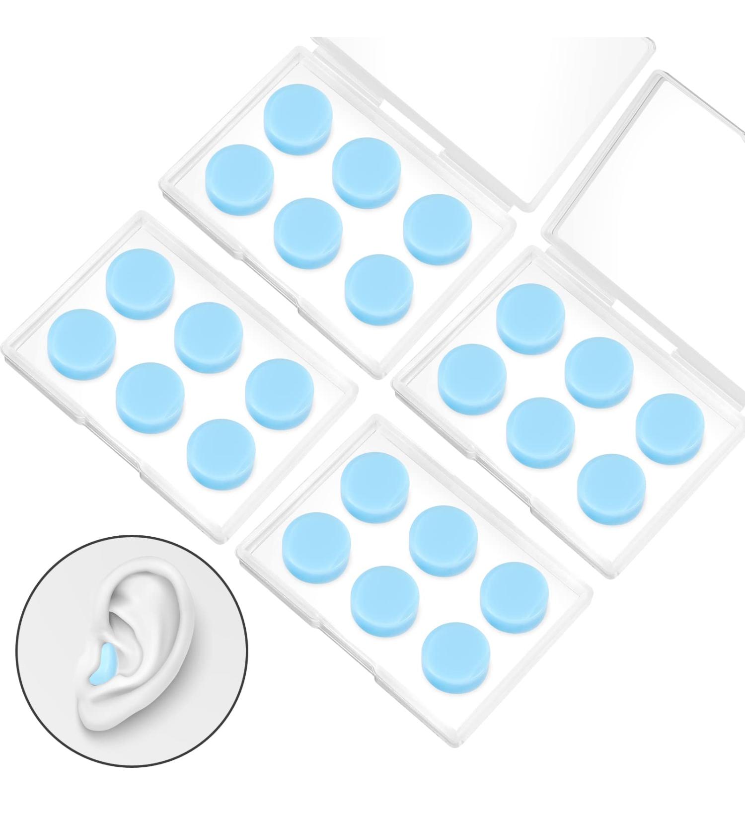 CZYJOE 24 Pack Silicone Ear Plugs for Sleeping and Swimming - Moldable, Noise Cancelling, Comfortable Snoring Solution - Buy Online on GoSupps.com