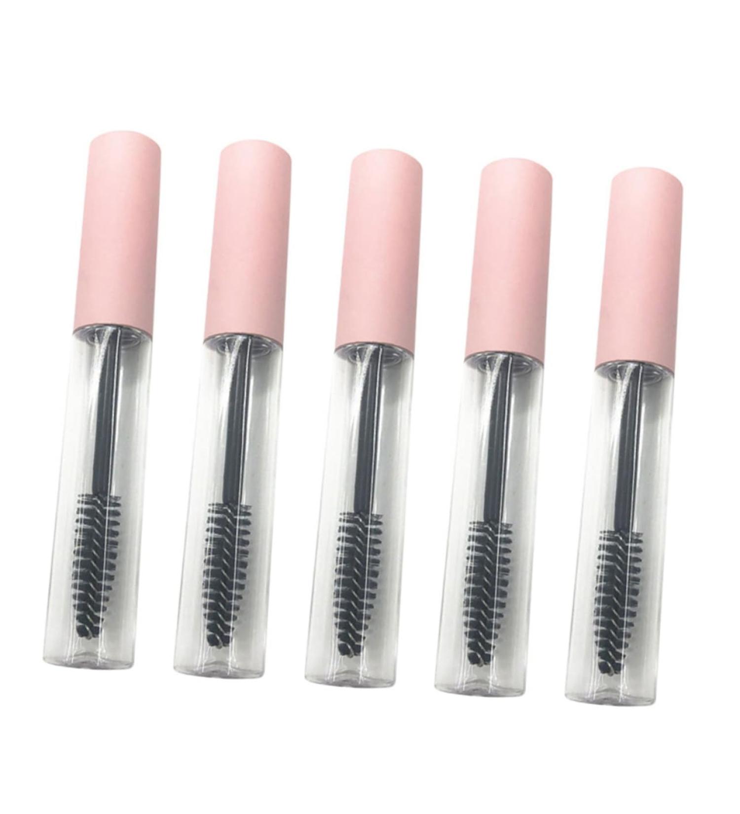 Healeved 5pcs Mascara Tube Makeup Mini Mascara Eyelash Cream Tubes Lipstick Tube Abs - Buy Online on GoSupps.com