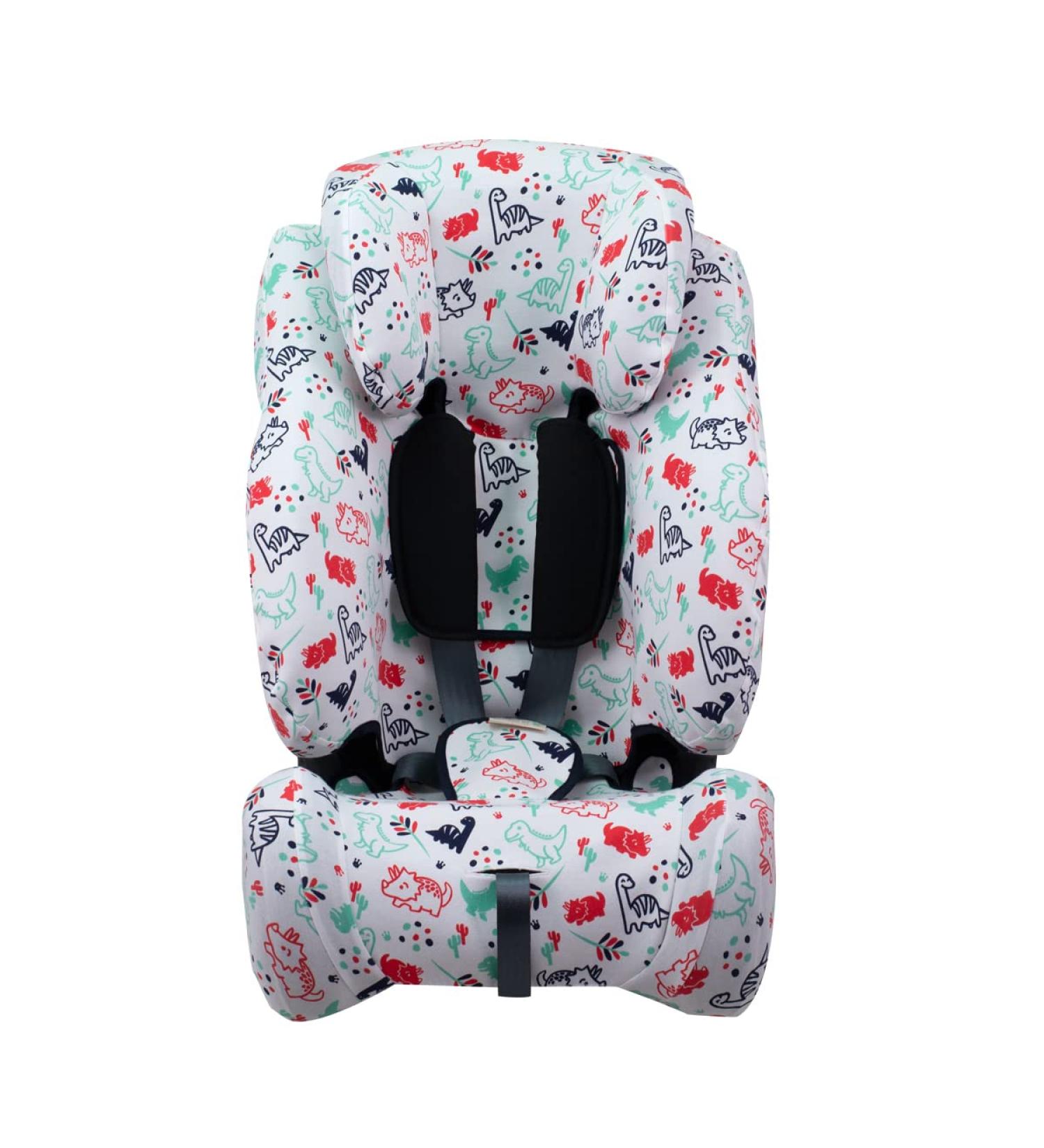 Janabebe Jyoko Kids Car Seat Cover Liner for Klippan Century and Triofix - Dino Party Design - Buy Online on GoSupps.com