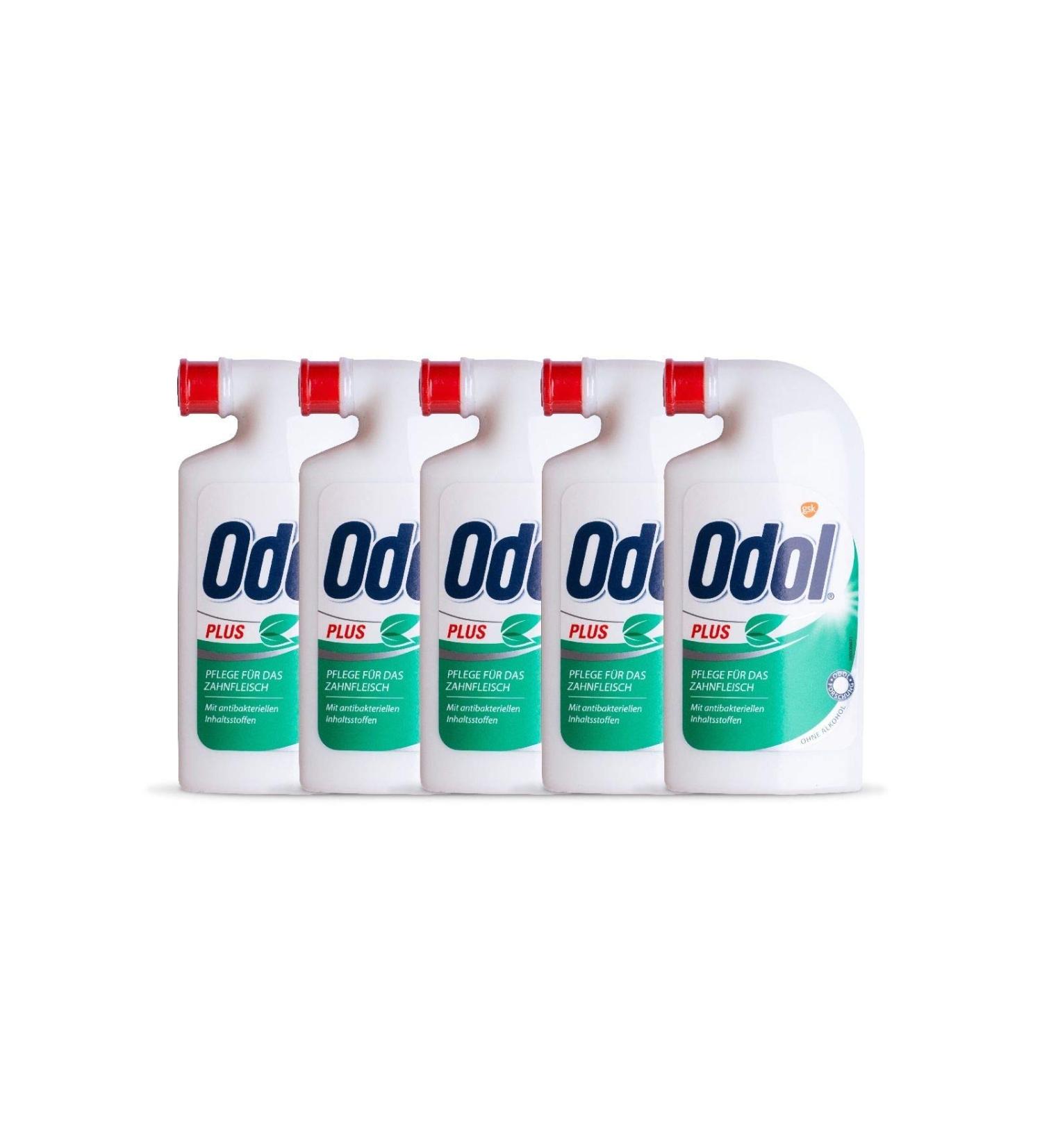 5x Odol Plus mouthwash concentrate 125 ml