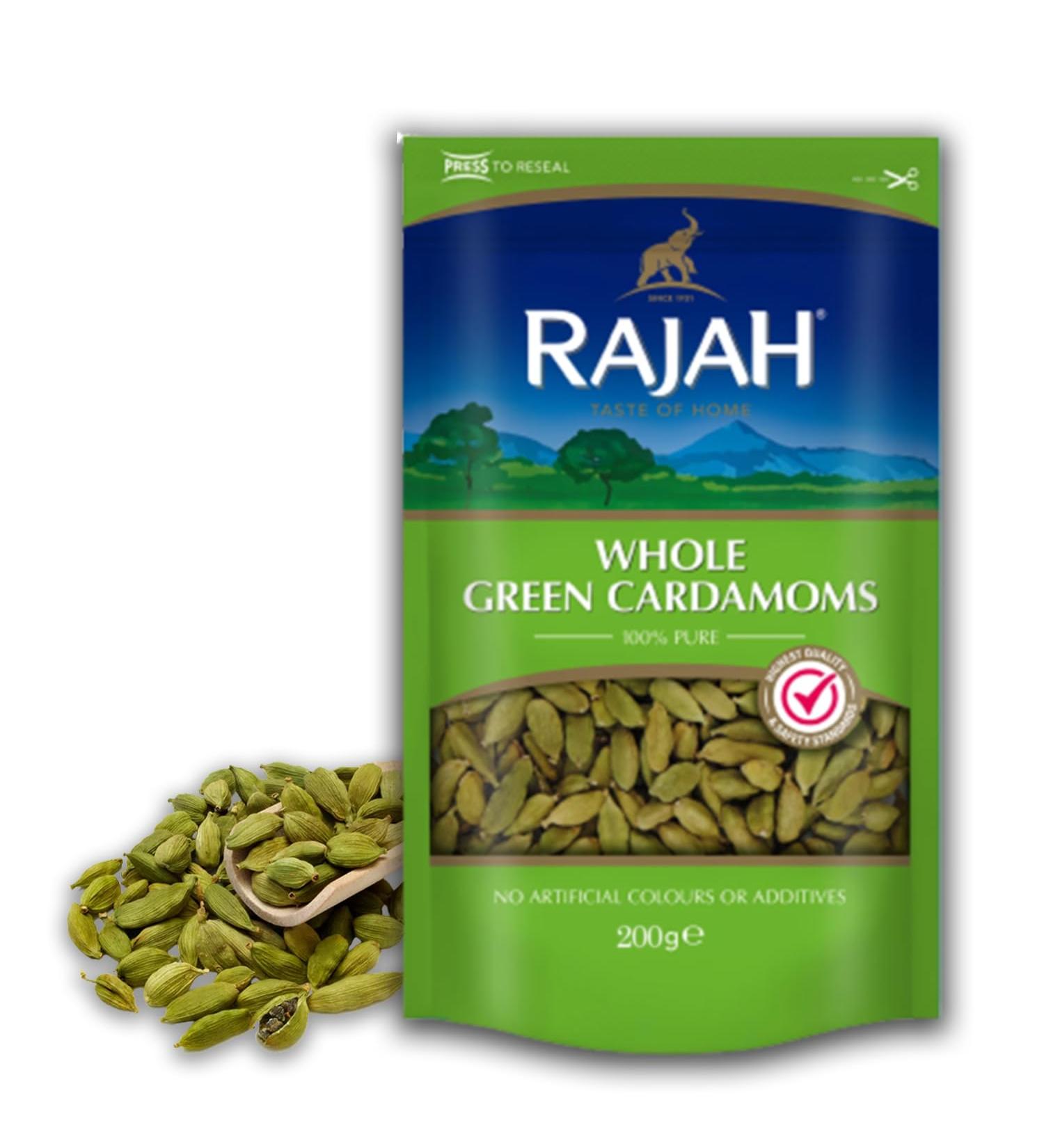 Capsules de cardamome enti rement vertes (200 g) pour affiner les desserts et les plats au curry. Qualit naturelle s lectionn e la main avec bols. - Buy Online on GoSupps.com