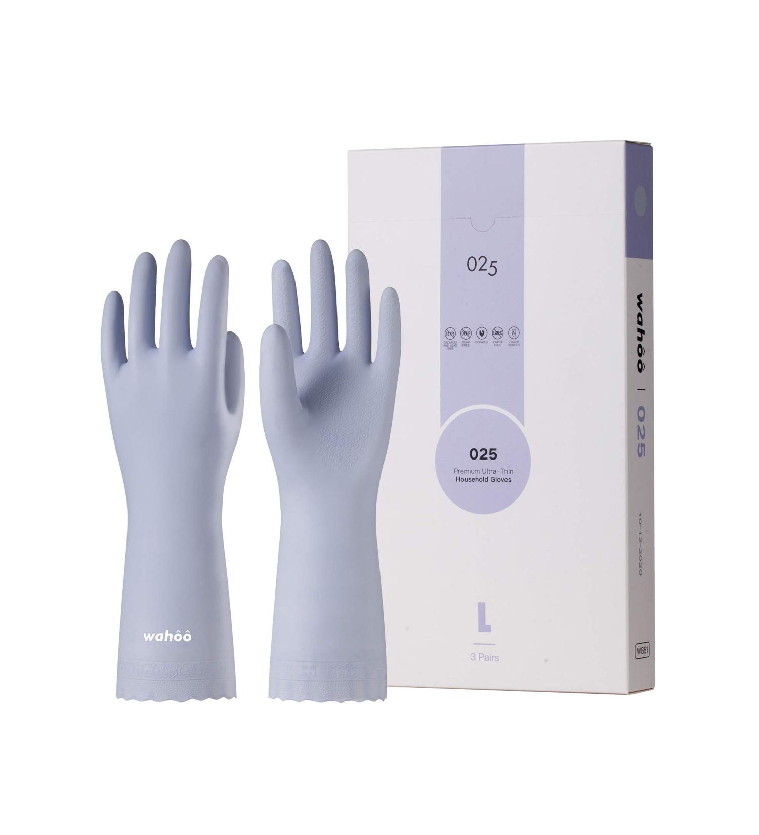 Shop Lanon Wahoo Reusable Household Gloves - Skin-Friendly Icelandic Blue Size S | Ideal for Kitchen Cleaning & Dishwashing - Buy Online on GoSupps.com