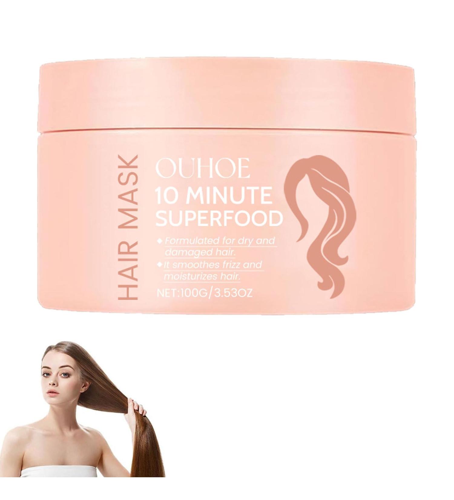 Glimmer 10-Minute Vitamin-Infusion Hair Mask Glimmr Hair Mask - 10 Minute Superfood Hair Mask Glimmer Hair Mask Glimmr Hair Mask for Thicker Fuller Softer Hair (1Pc) - Buy Online on GoSupps.com