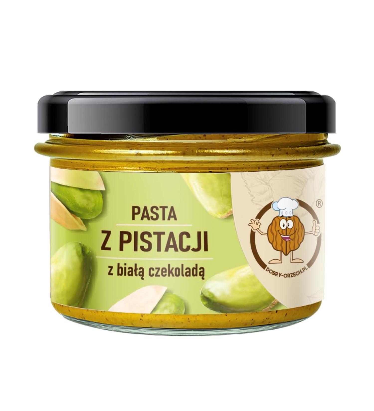 Manufaktura Dobry Orzech White chocolate pistachio paste - Buy Online on GoSupps.com
