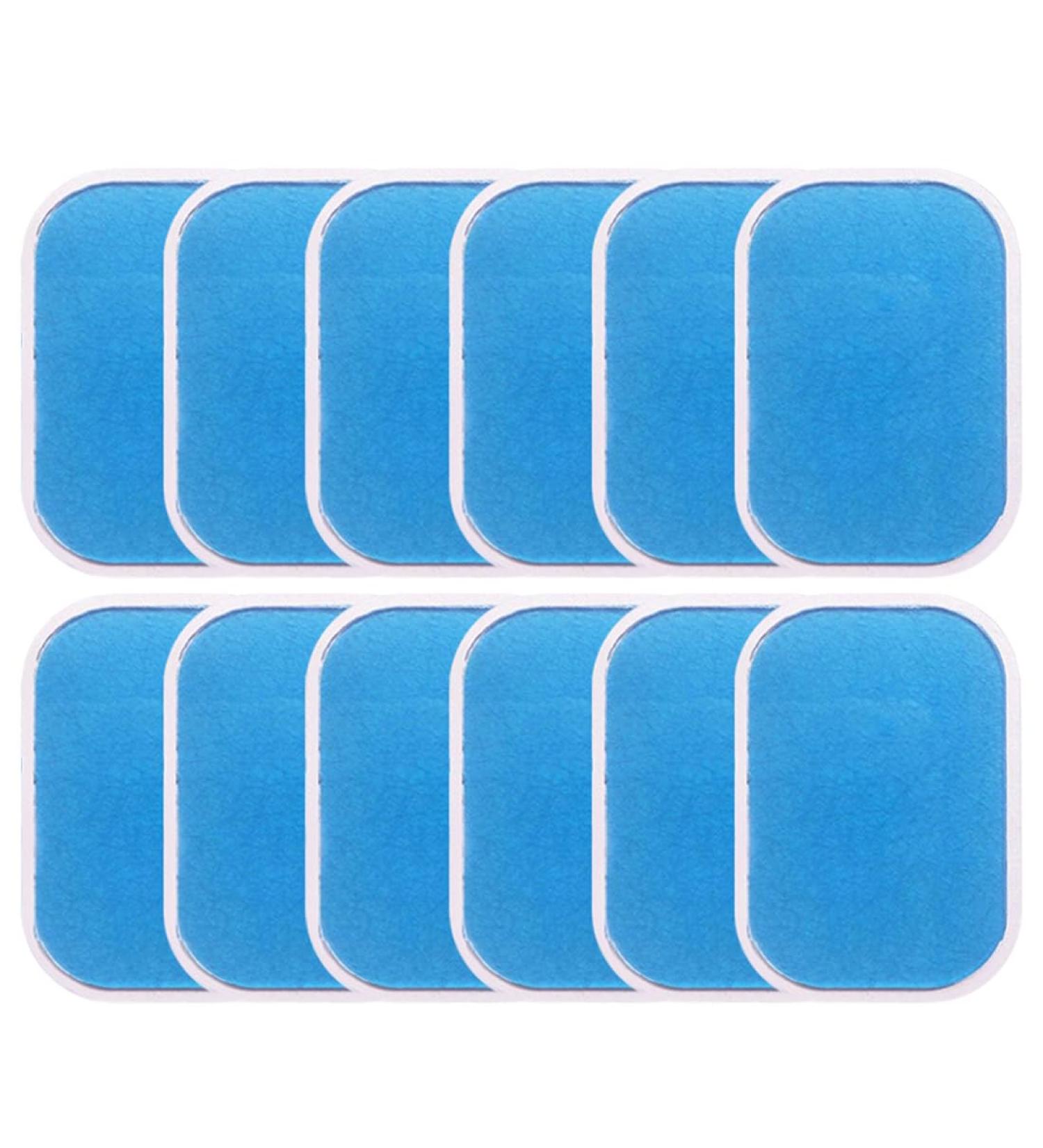 Weddhuis 12-Pack EMS Gel Pads for Abdominal Muscle Trainer | Hydrogel Pads for Six-Pack Trainer & Electrical Muscle Stimulation - Buy Online on GoSupps.com