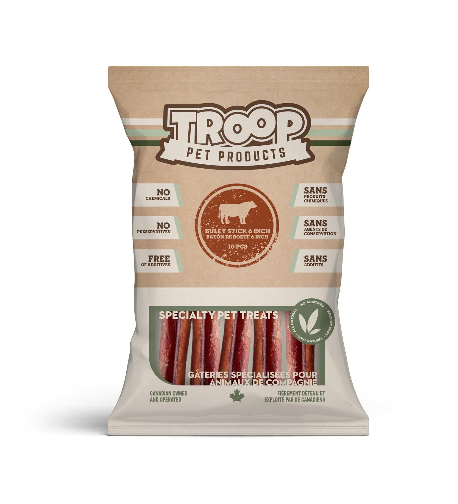 Loyalty Dog Treats Beef Bully Sticks Natural Single Ingredient Dehydrated Dental Chew 6 inch (Pack of 10) 0.9 g (Pack of 10) 10 - Buy Online on GoSupps.com