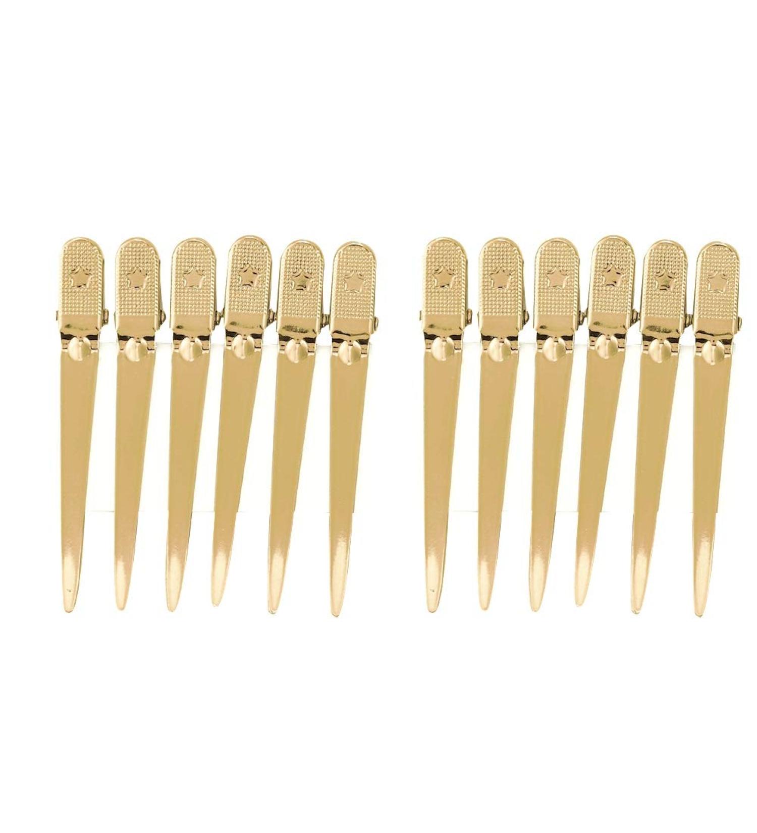 Hair Styling Clips Sectioning Clamps Hair Clips for Coloring Styling Barber Cutting(gold) - Buy Online on GoSupps.com