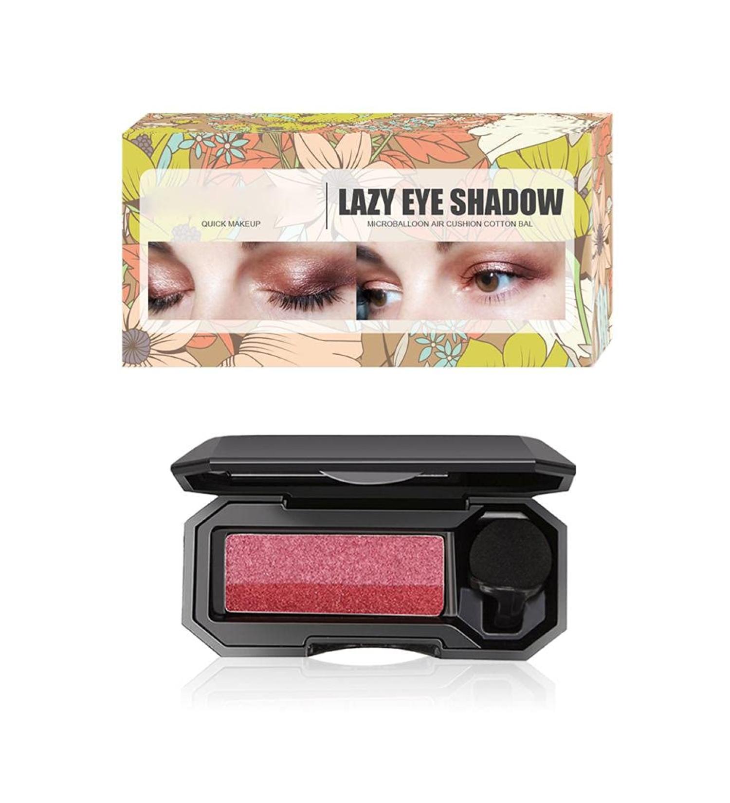 Buy Gintdinpu Two-Color Waterproof Eyeshadow Palette - Glitter Gradient Makeup with Brush | International Shipping - Buy Online on GoSupps.com